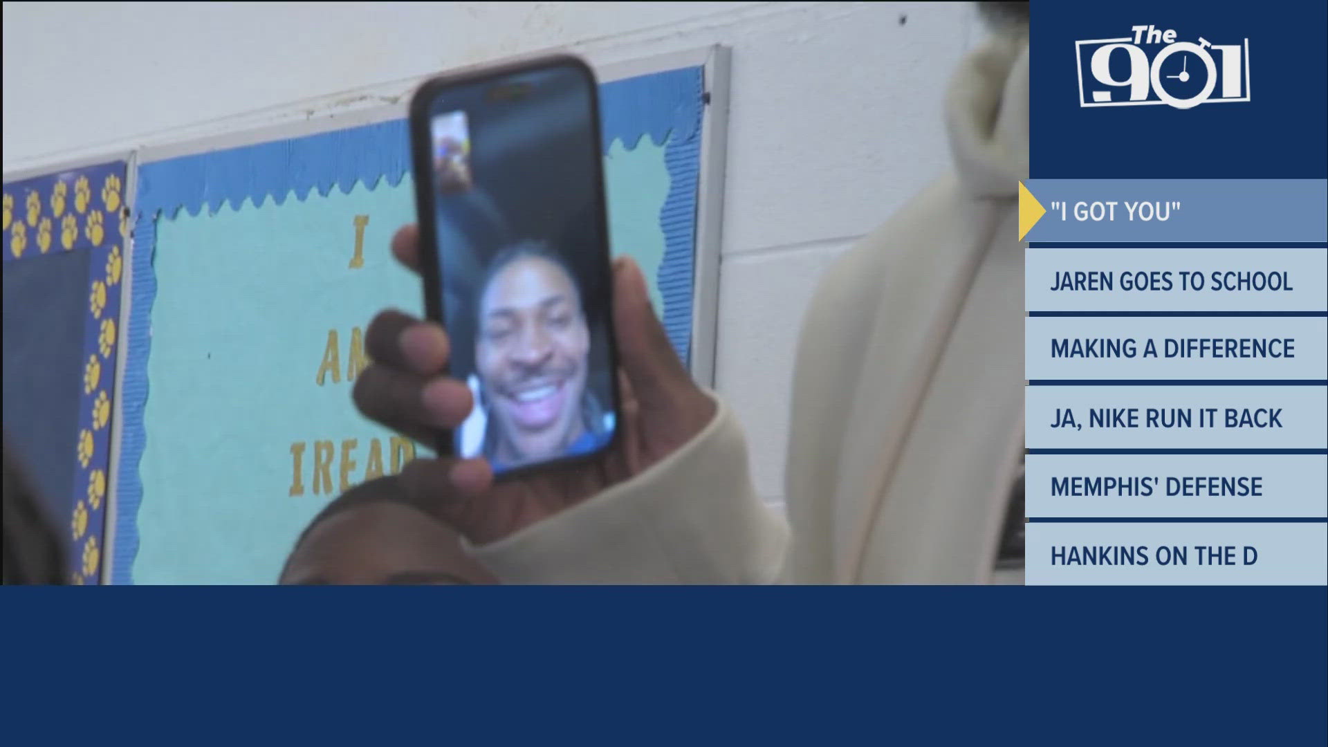 Jaren Jackson Jr. looks to make a difference by inspiring kids at Georgian Hills Elementary School.