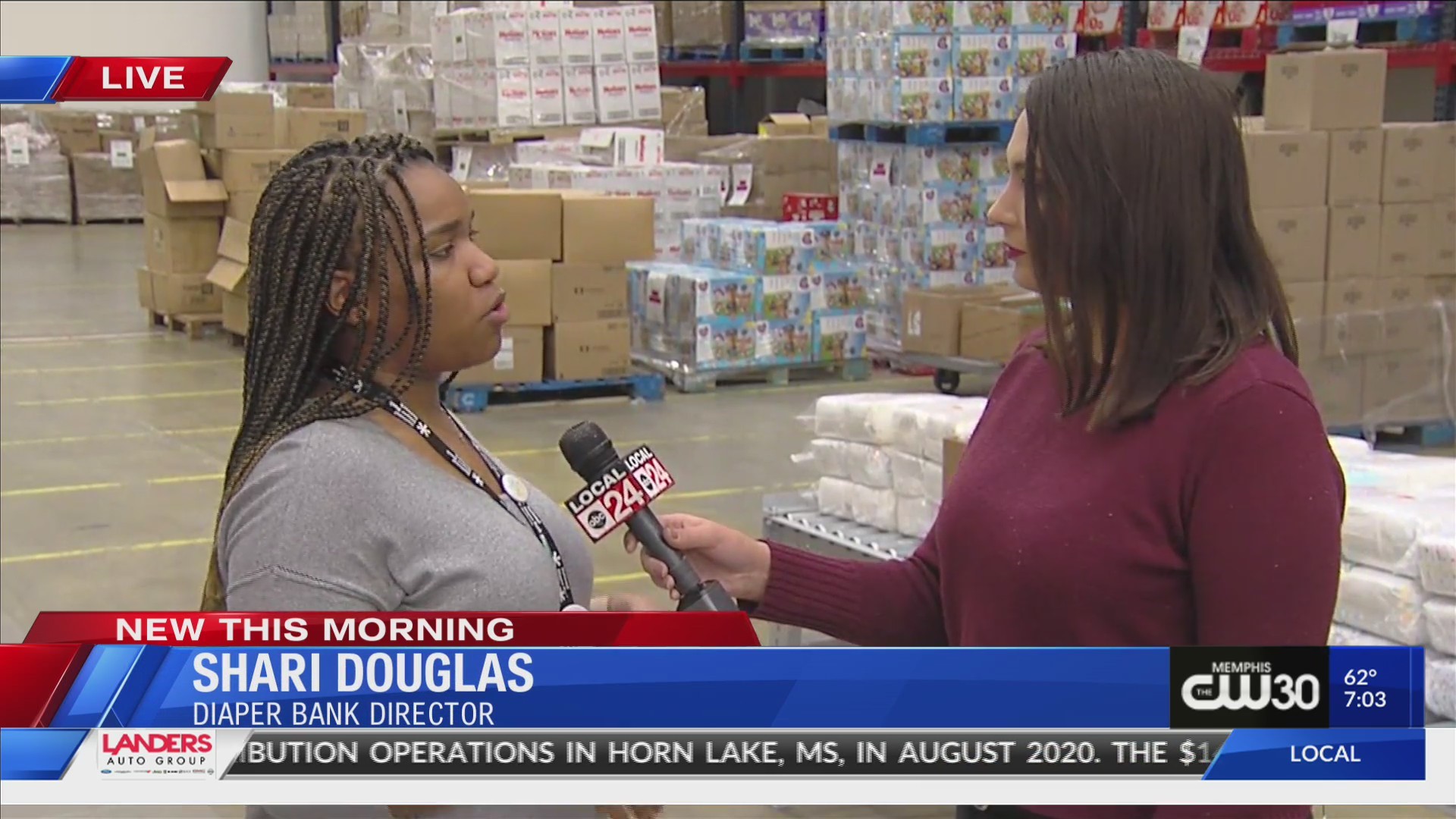 Mid-South Food Bank launches diaper bank, prepares for distribution - 7AM