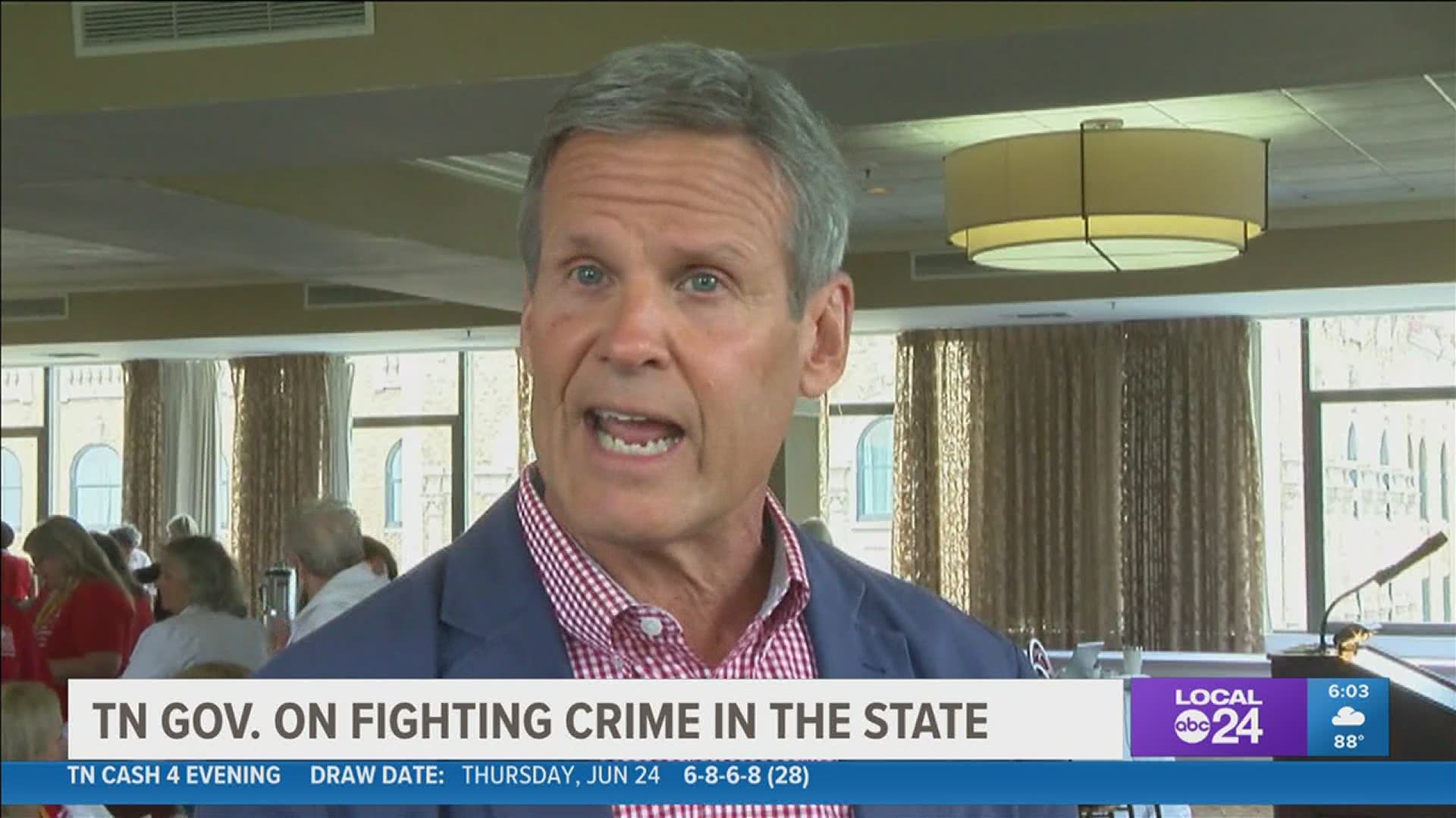 "The constitutional carry law that we passed enhances and strengthens the penalties for those who use guns in criminal ways," says Governor Bill Lee.