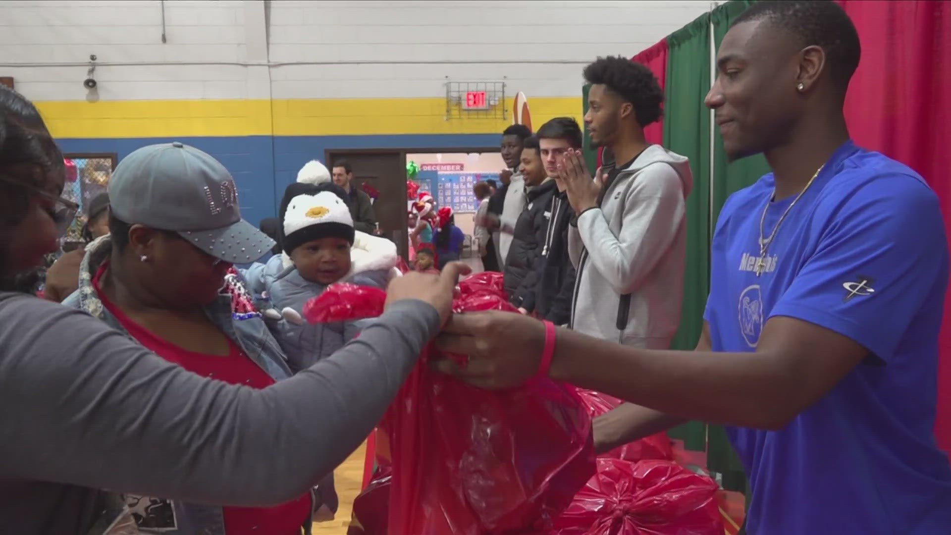 Head coach Penny Hardaway said his team will always give back to Memphis, because he remembers where he came from.