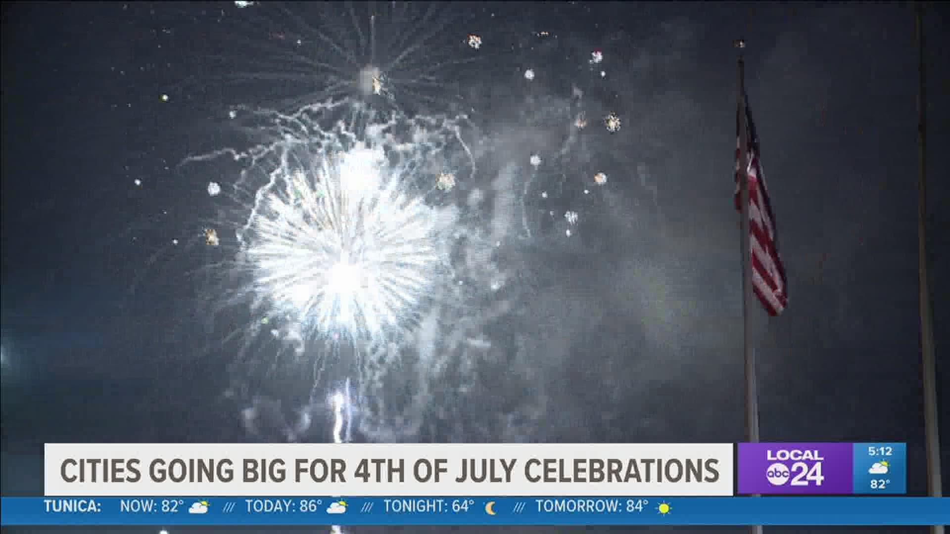 Collierville will host its largest fireworks display this 4th of July weekend.