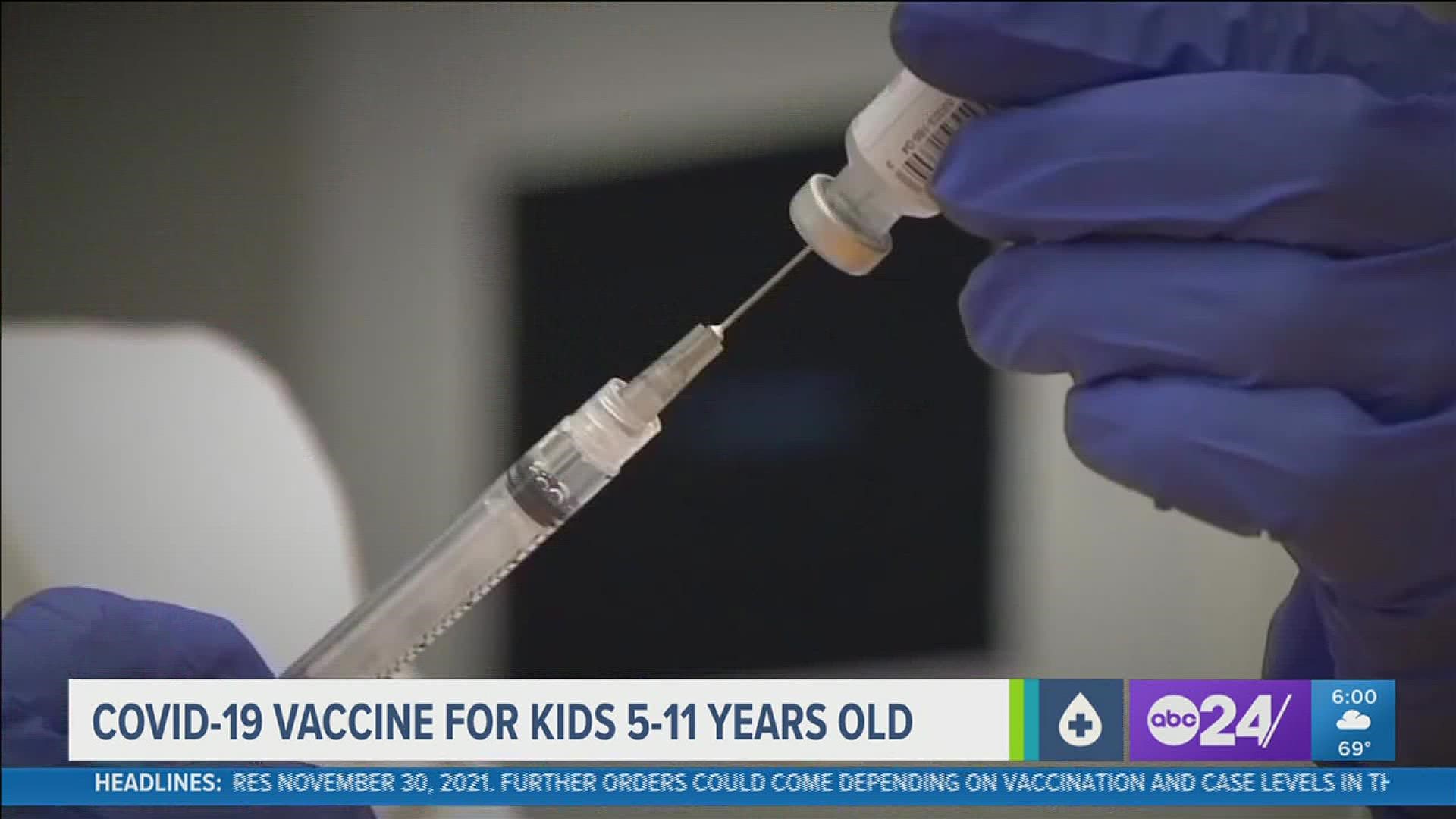 With final approval likely in the coming weeks, it would make 28 million children, and about 100,000 in Shelby County, in that age group eligible for vaccination.