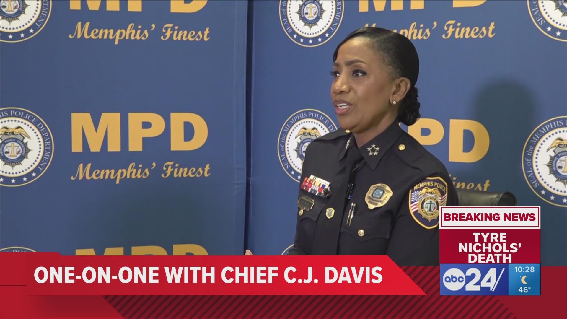 Memphis Police Chief Talks About Tyre Nichols Videos 