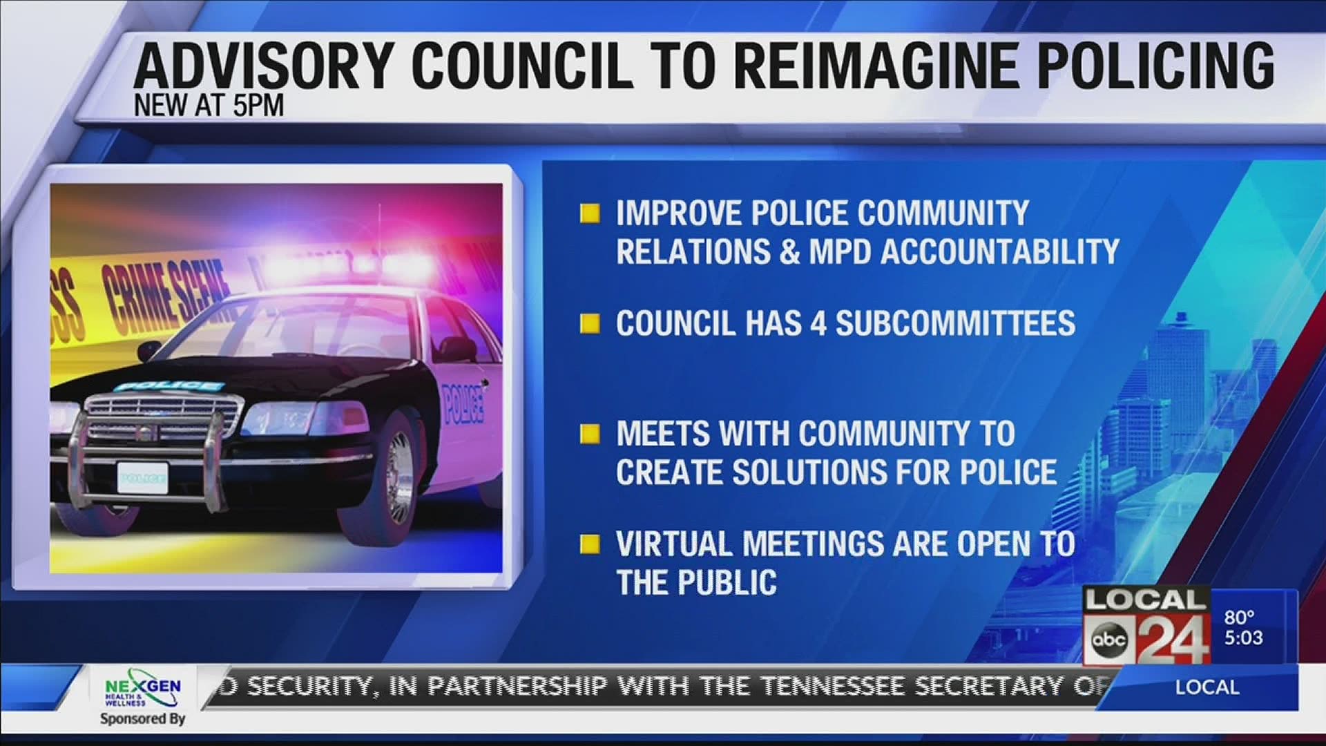 This is part of an ongoing plan to improve community relations with law enforcement.