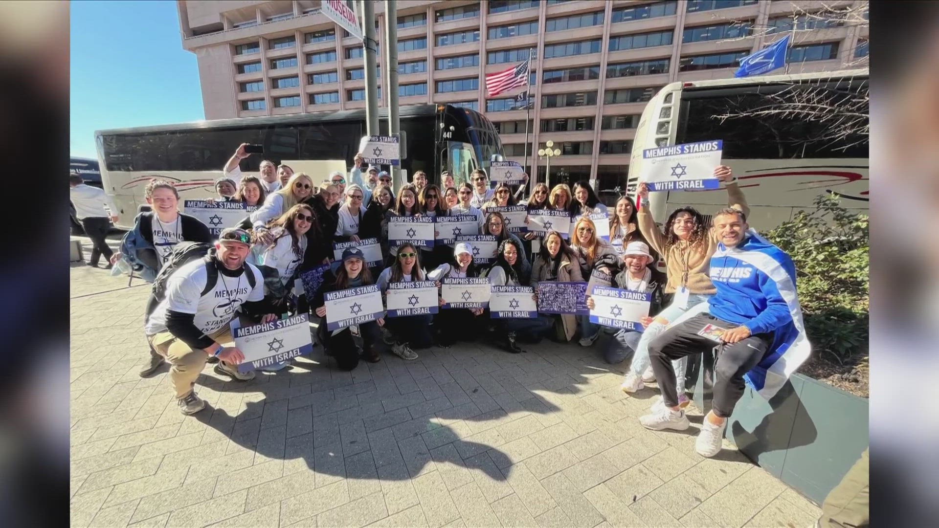 Members of Memphis's Jewish community went to the nation's capital on Tuesday to take part in the "March for Israel."