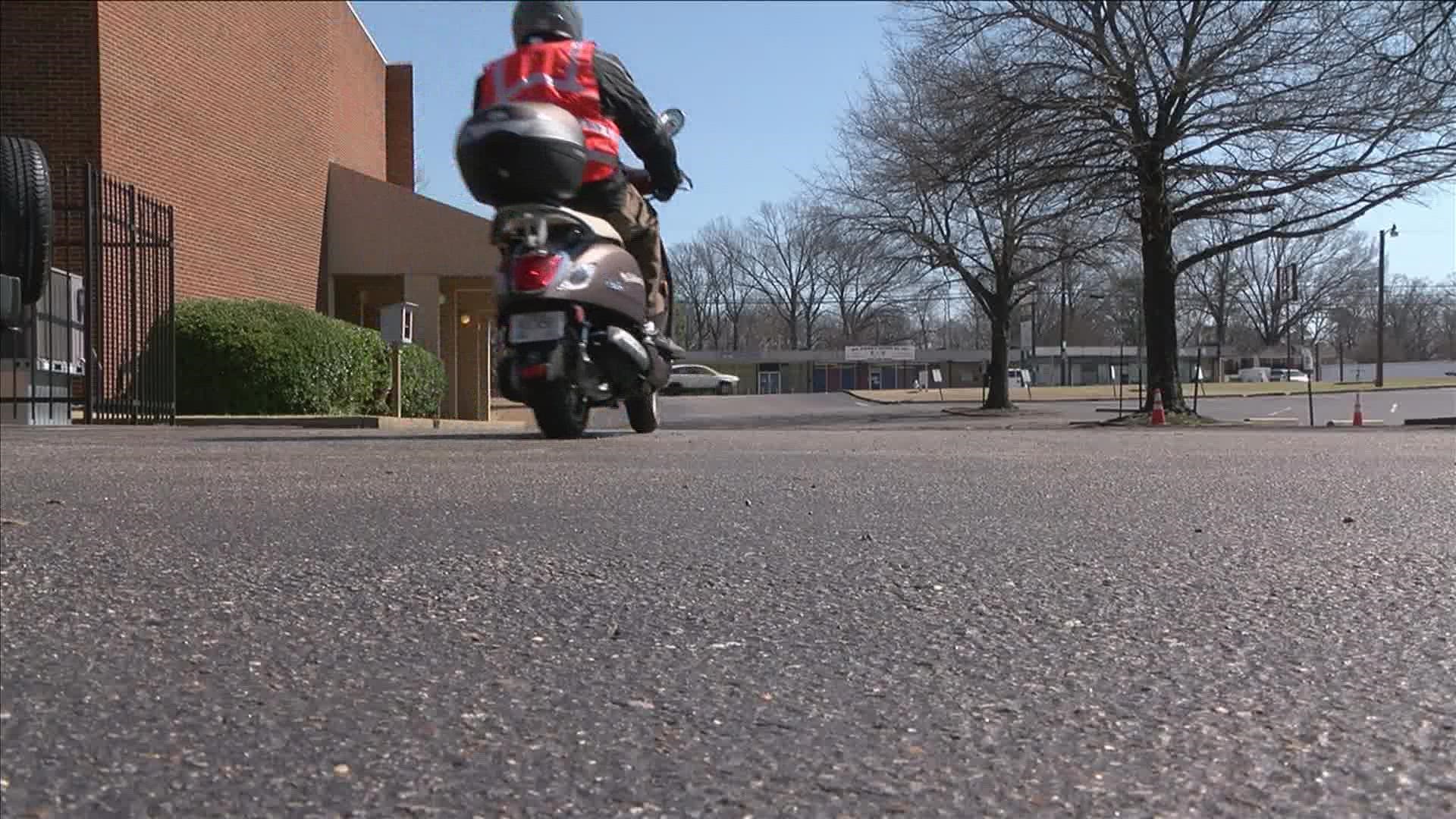 A Memphis non-profit allows scooter owners to save money to get to and from work or shorter errands.