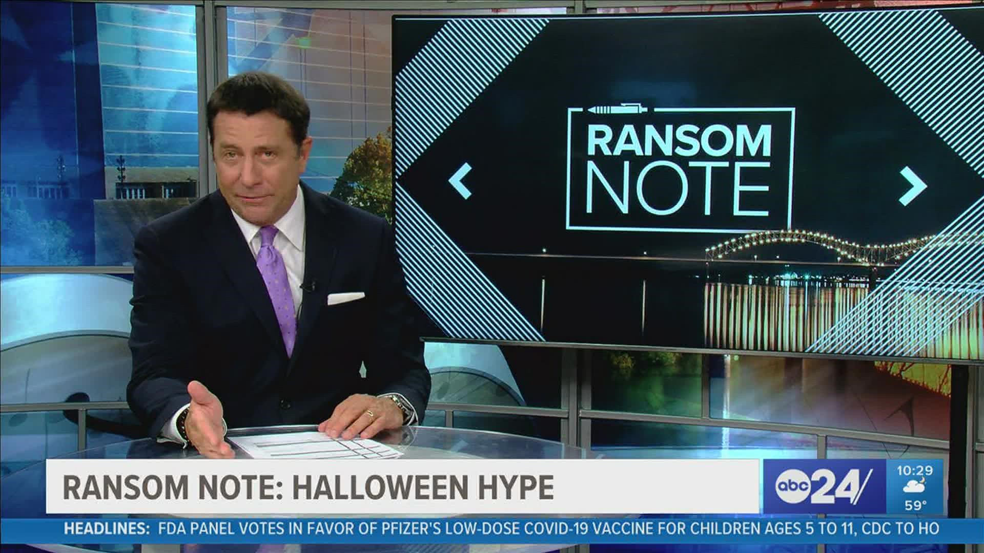 ABC24 Anchor Richard Ransom discusses in his Ransom Note about the upcoming Halloween night and excitement that comes with it.