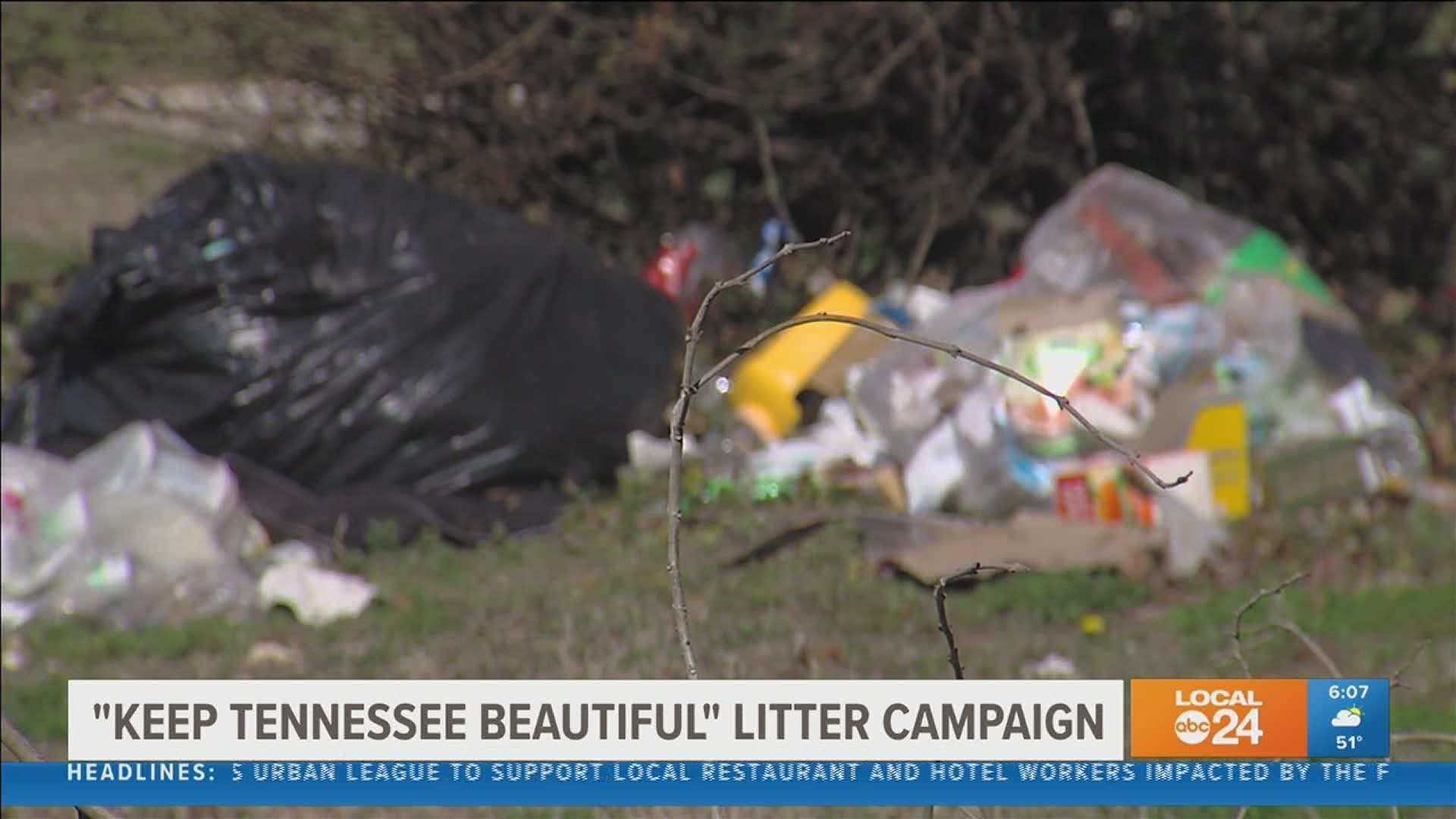 March is Keep Tennessee Beautiful month and all month, the organization is encouraging people to get out and clean up
