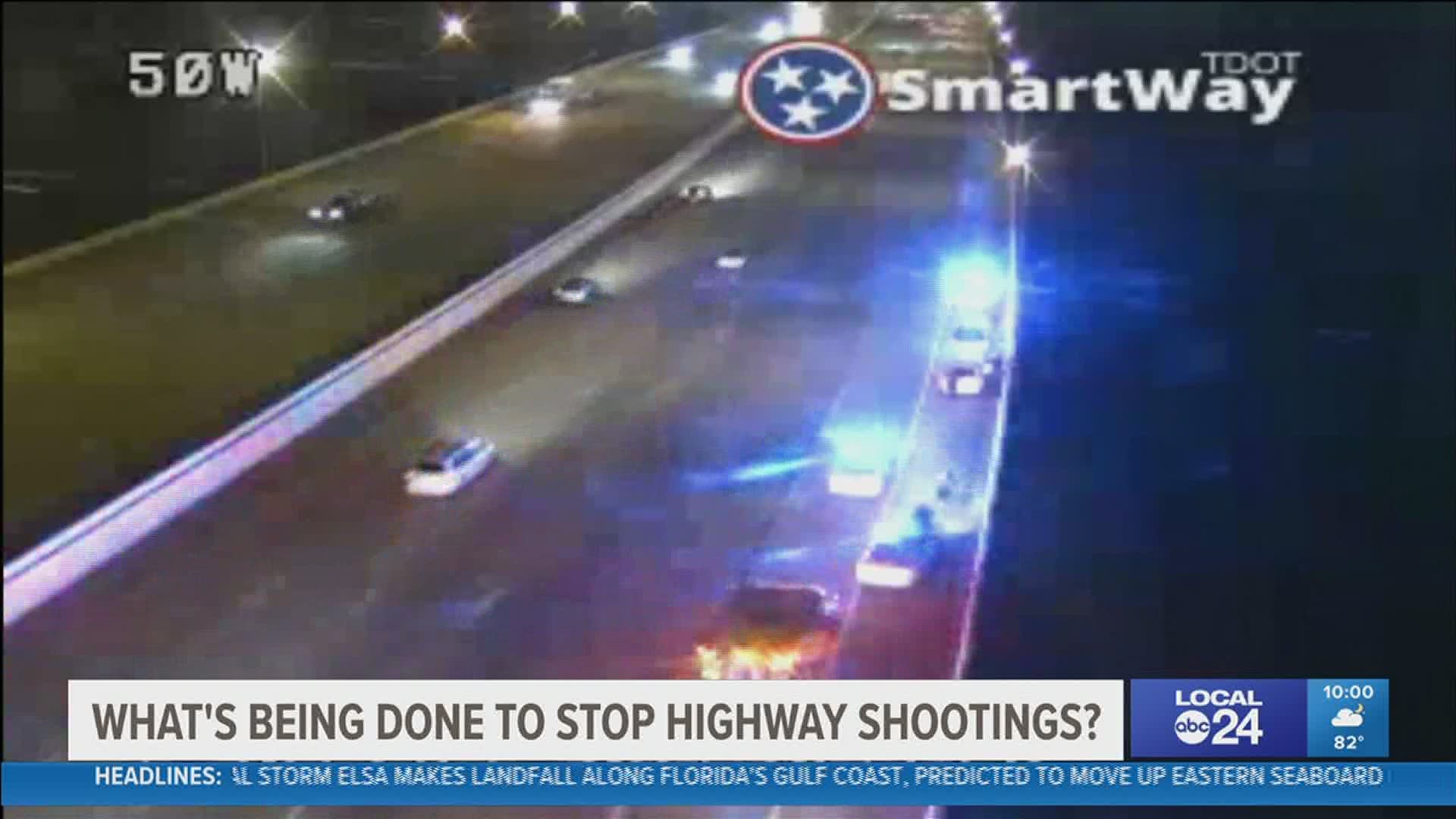 There have been 70 shootings on Memphis highways in the first half of 2021.