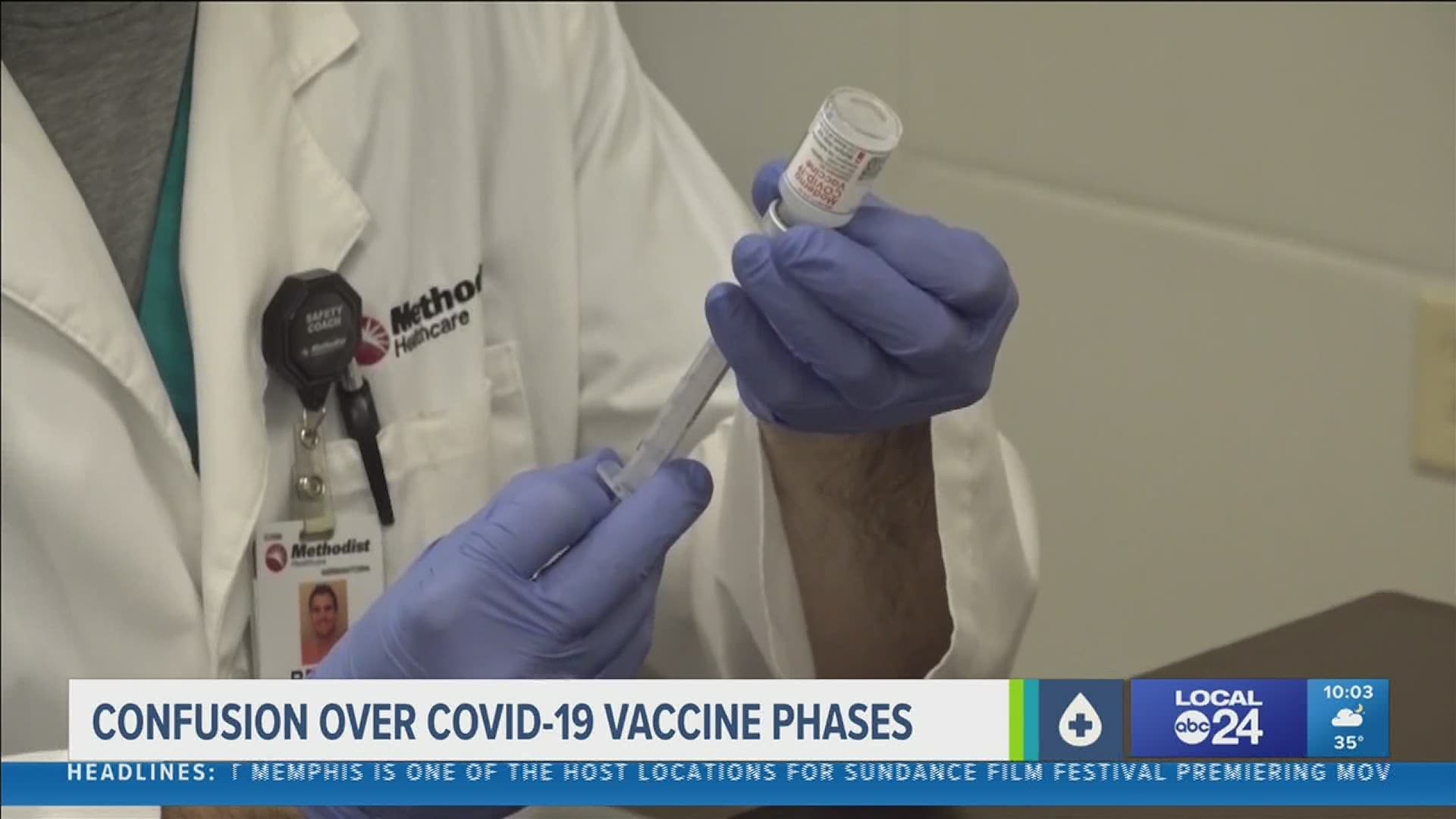 The Centers for Disease Control and Prevention has issued a recommendation for who should be in each phase, but that's just it. They are only recommendations.