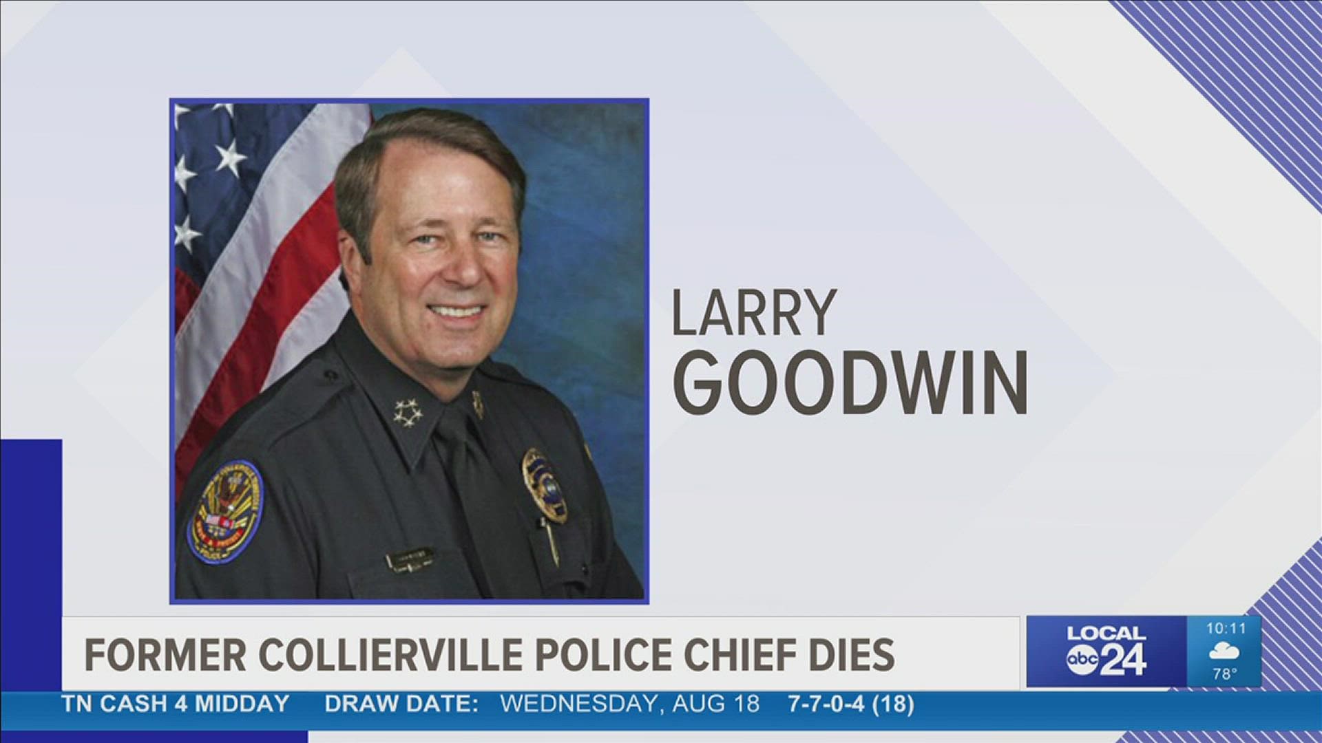 Goodwin served as Collierville’s Police Chief from 1999 until his retirement in 2018.