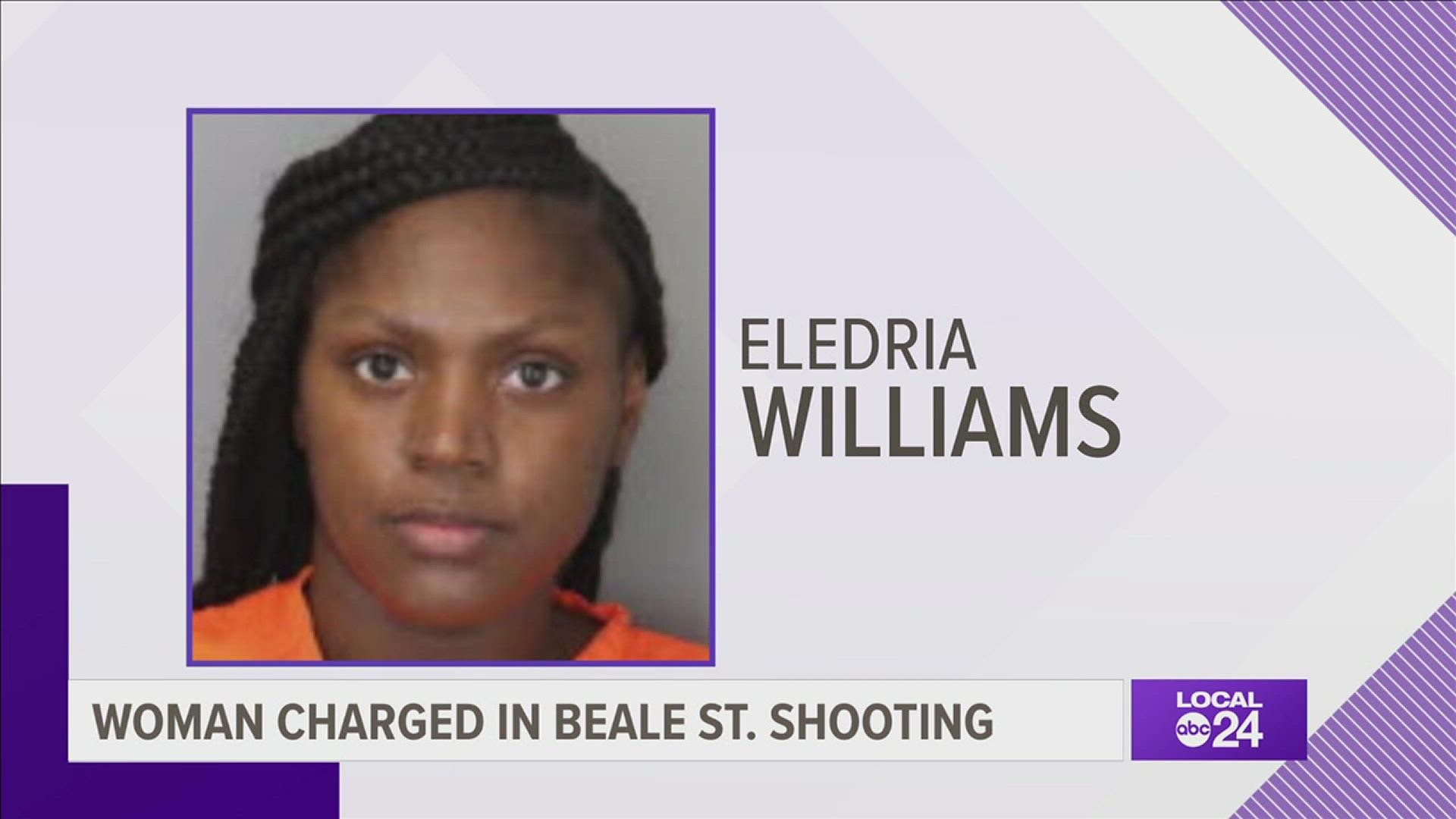 Eledria Williams is charged with attempted murder.