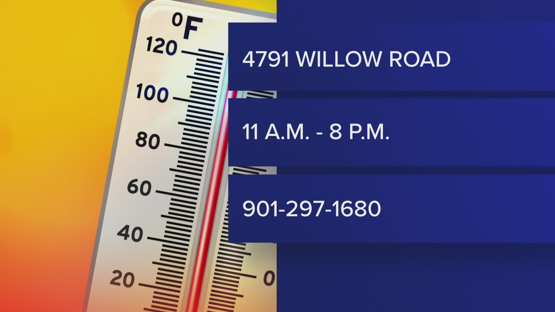 City of Memphis opens cooling center ahead of heat wave