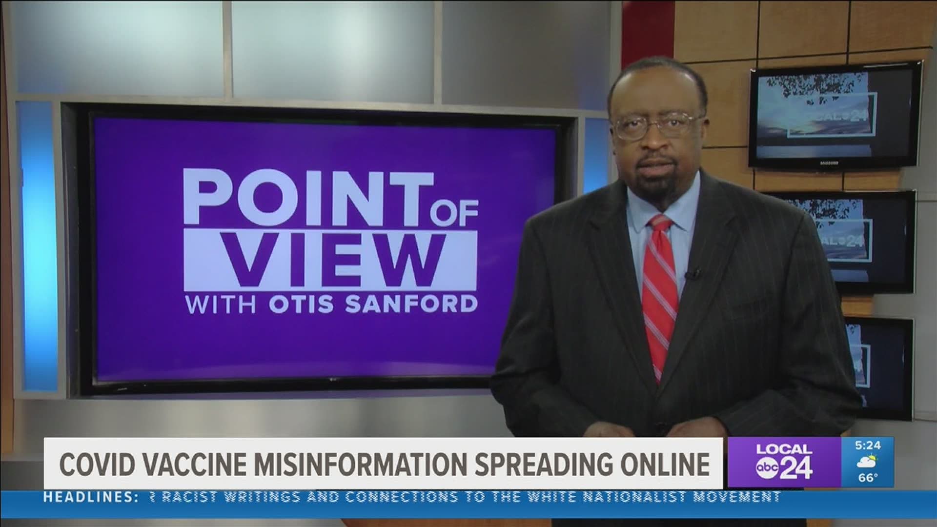Local 24 News political analyst and commentator Otis Sanford shares his point of view on getting vaccinated for COVID-19 in Shelby County.