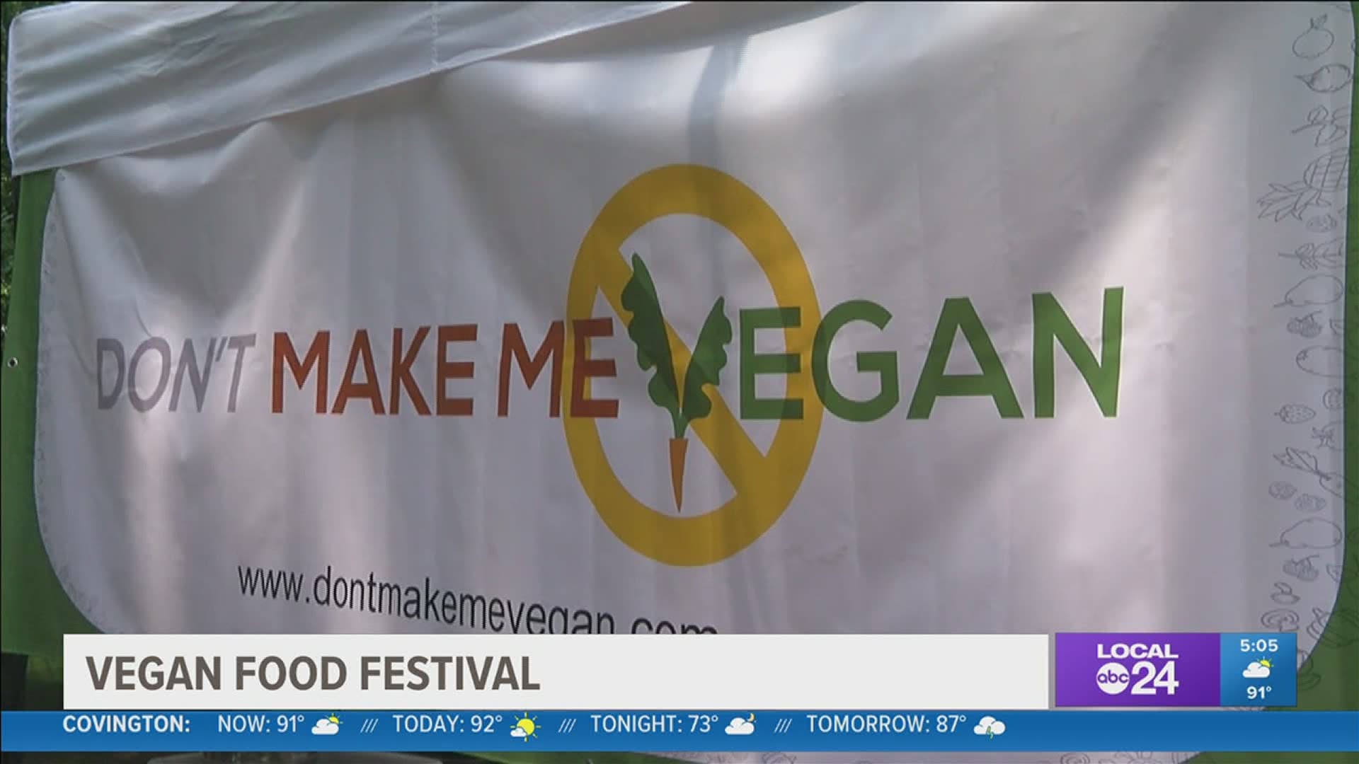 The Vegan Festival transformed Fourth Bluff Park in Downtown Memphis into a plant-based paradise.