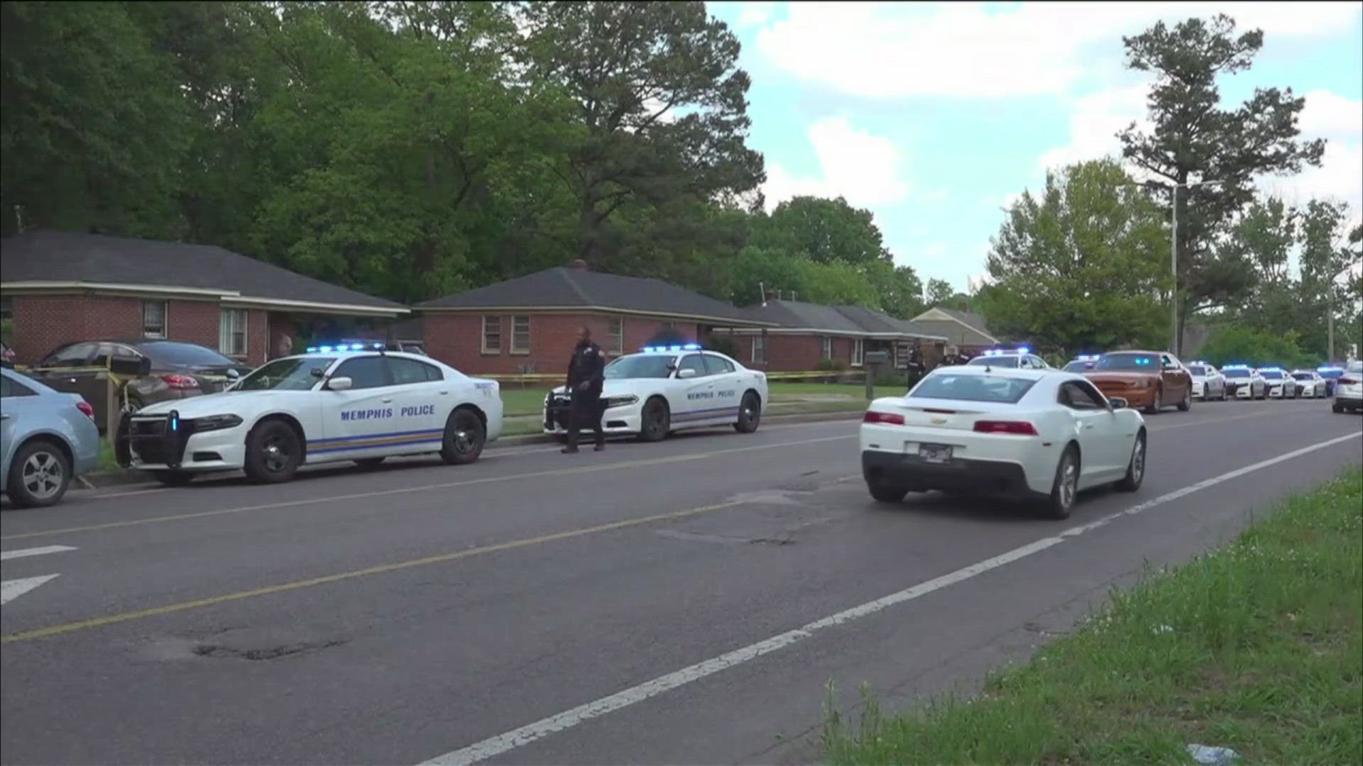 Memphis Police officers responded to a shooting call just after 3:30 p.m. Monday, May 15, 2023, in the 1600 block of Frayser Blvd.