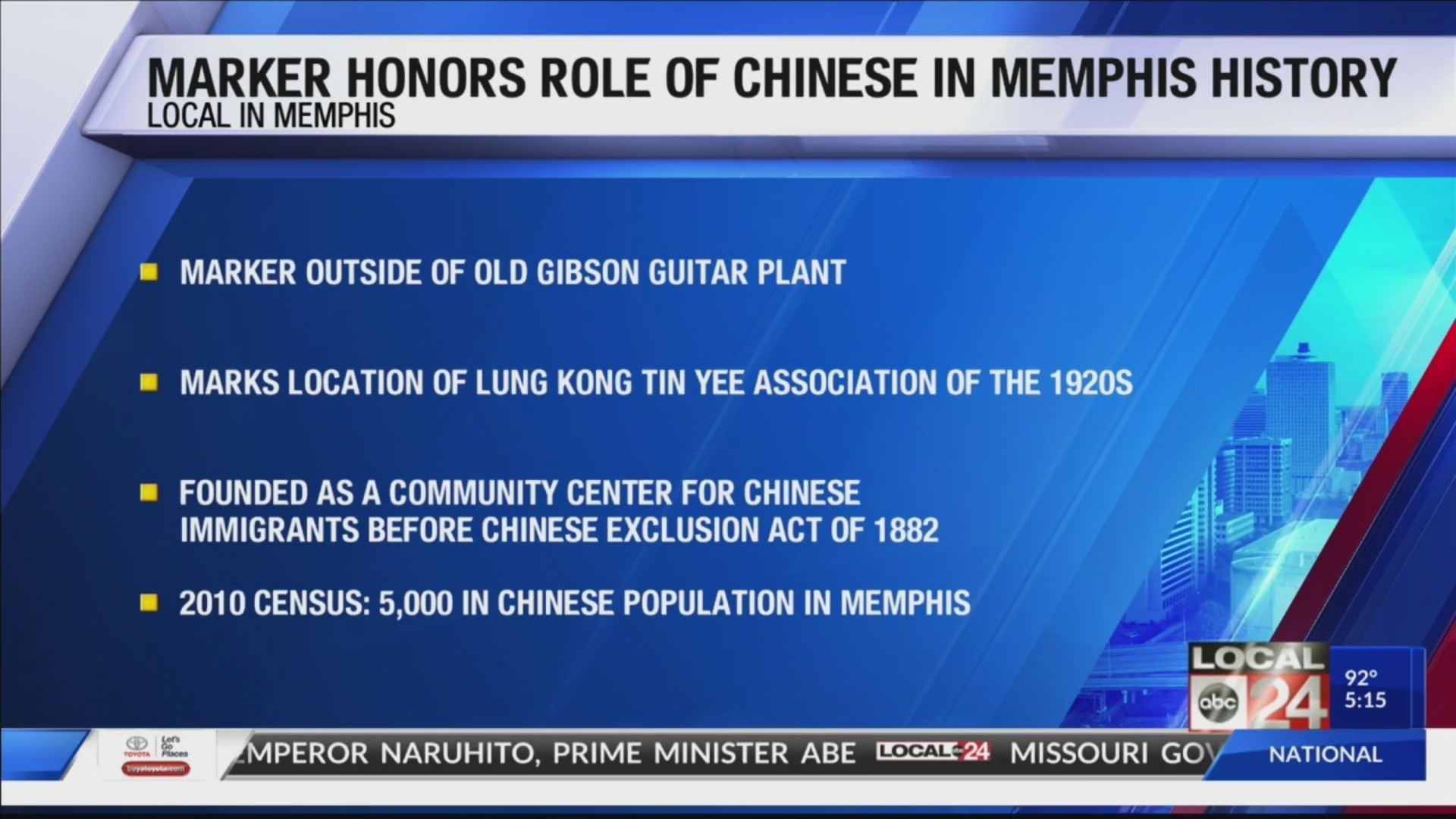 New marker notes role of Chinese immigrants in Memphis' history