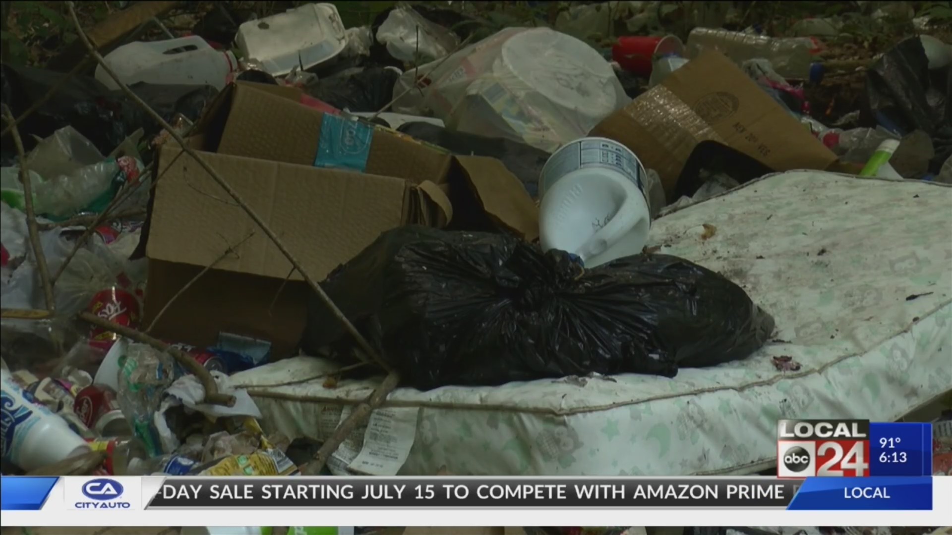 Illegal trash dump site cleaned up after Local 24 News exclusive story aired