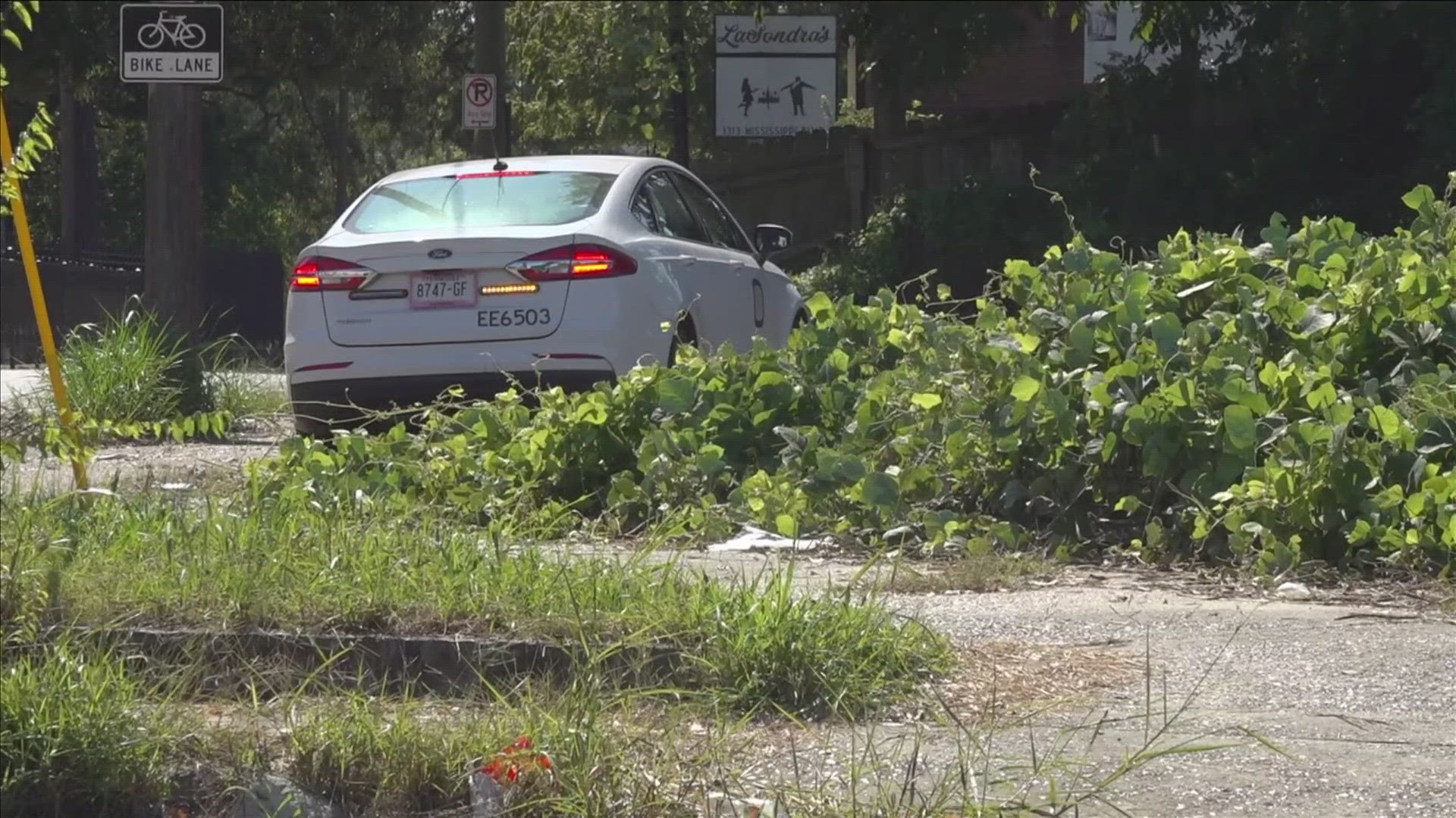 During our town hall, residents told us a property on Stephen Place hadn't been cut since November. 
Crews came to cut the grass when we showed up.