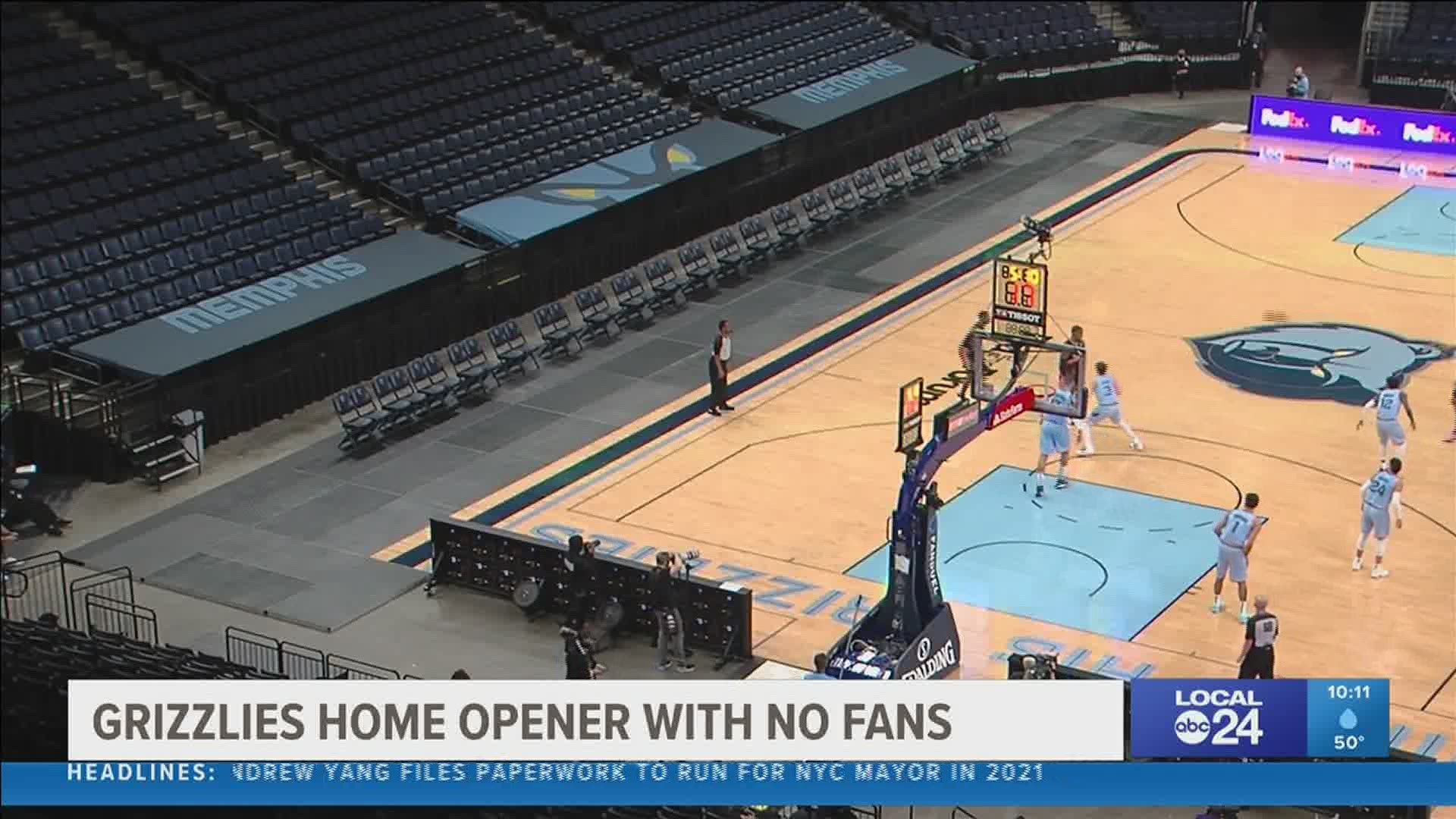Never have the Grizzlies played a home game without a single ticket sold.