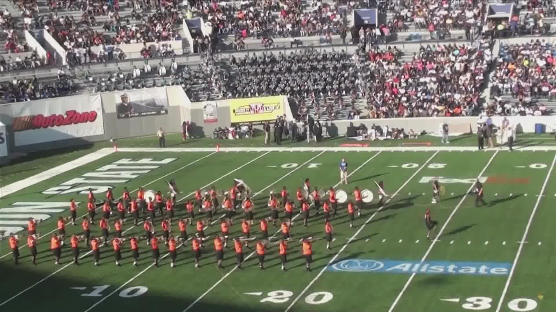 Two years after much of their equipment was stolen and vandalized, the Fairley High School marching band raised money to get back on their feet.