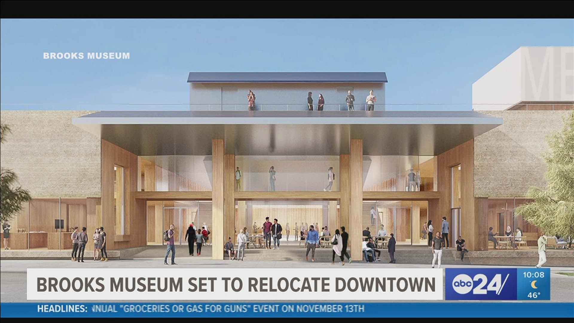 The new museum is about 25 percent larger in size than the existing facility in Overton Park, where it has resided since 1916.