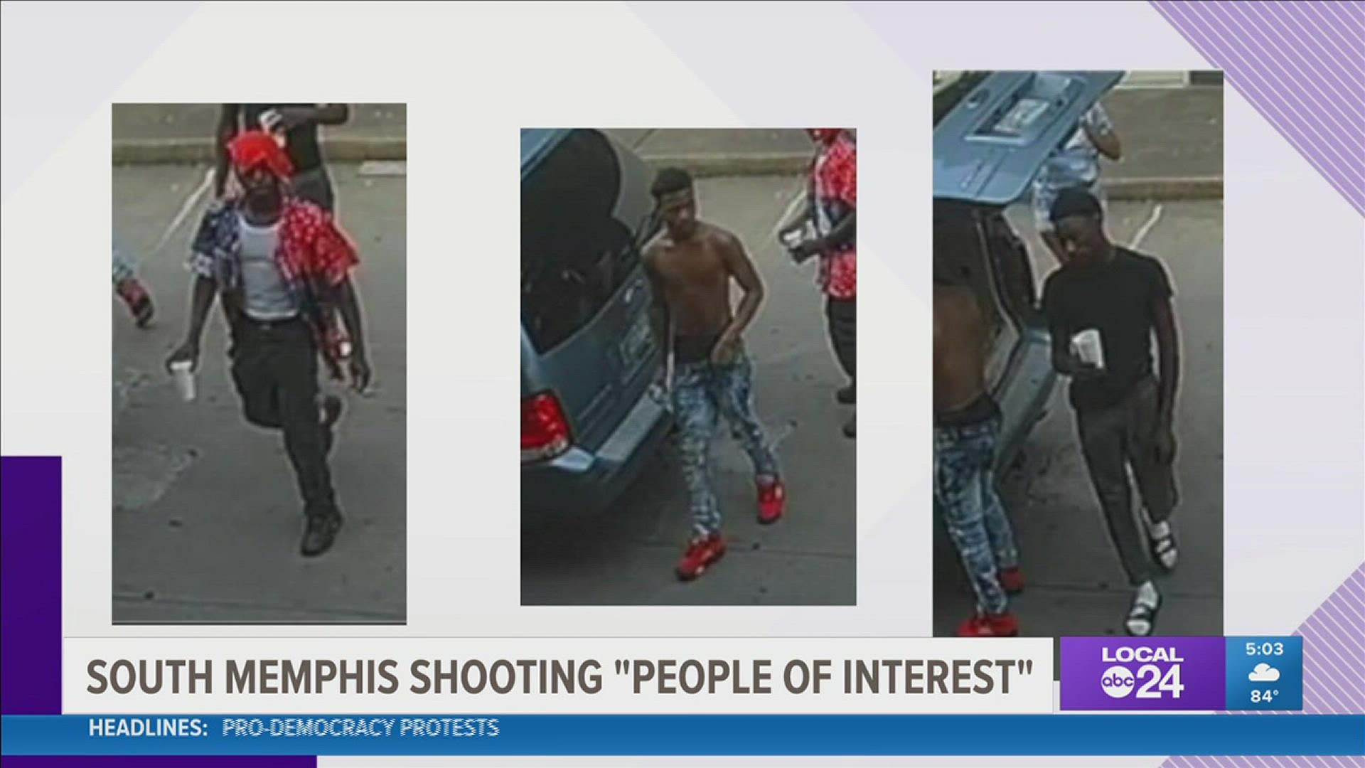 Police release photos of persons of interest in Memphis homicide
