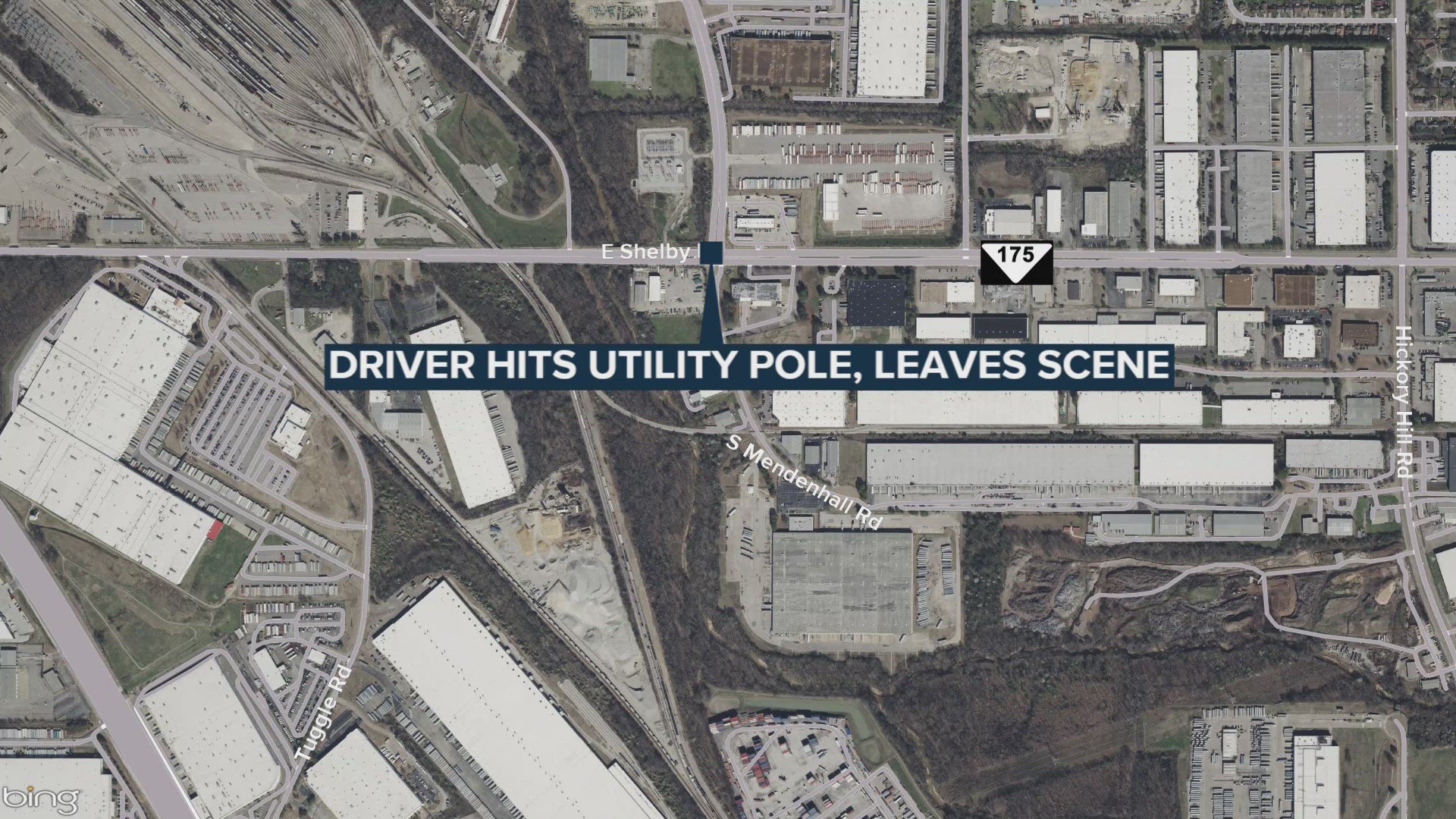 Driver flees scene after crashing into utility pole | localmemphis.com