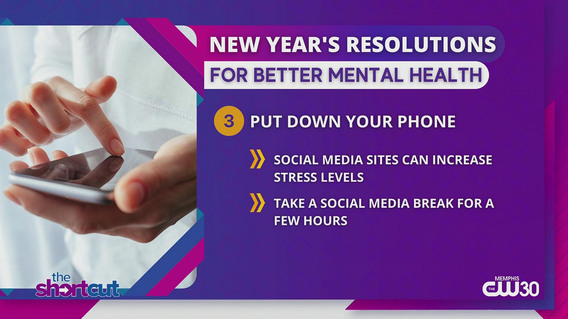 From putting the phone down to making time for yourself and/or your significant other, build up your mental health and/or relationship with these 2022 tips!