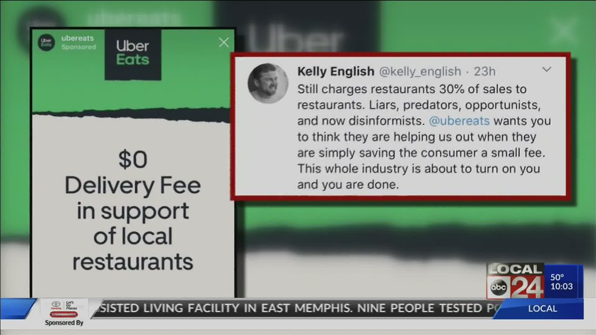 Restaurant Owner Says Uber Eats Promo Doesn T Help Local Business