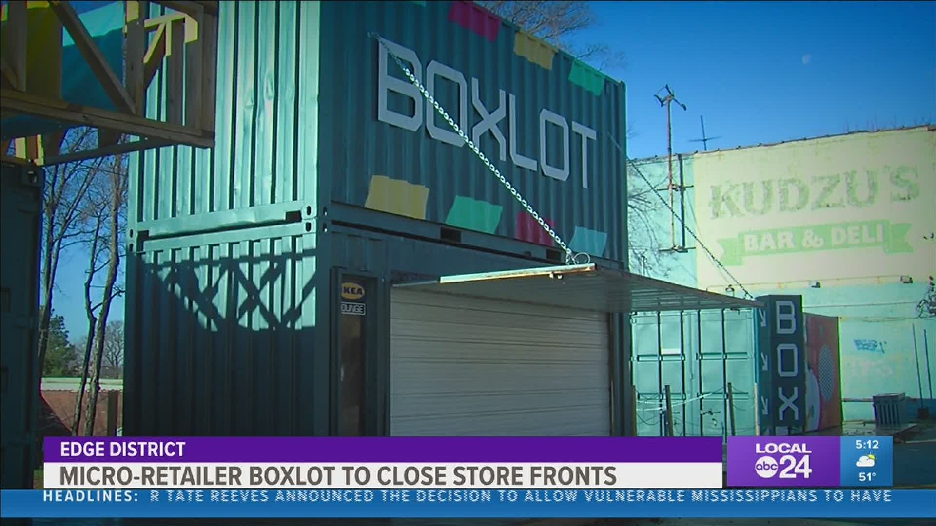 The shipping container building that helps small businesses announced it will close this month.