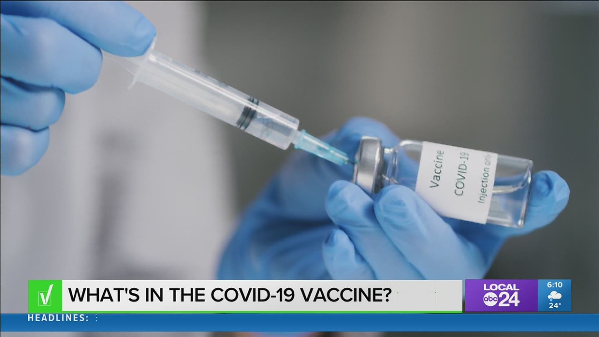 Many rumors have been flying around social media suggesting the vaccines contain the actual virus. Weeknight Anchor Katina Rankin verifies if it's fact or fiction.