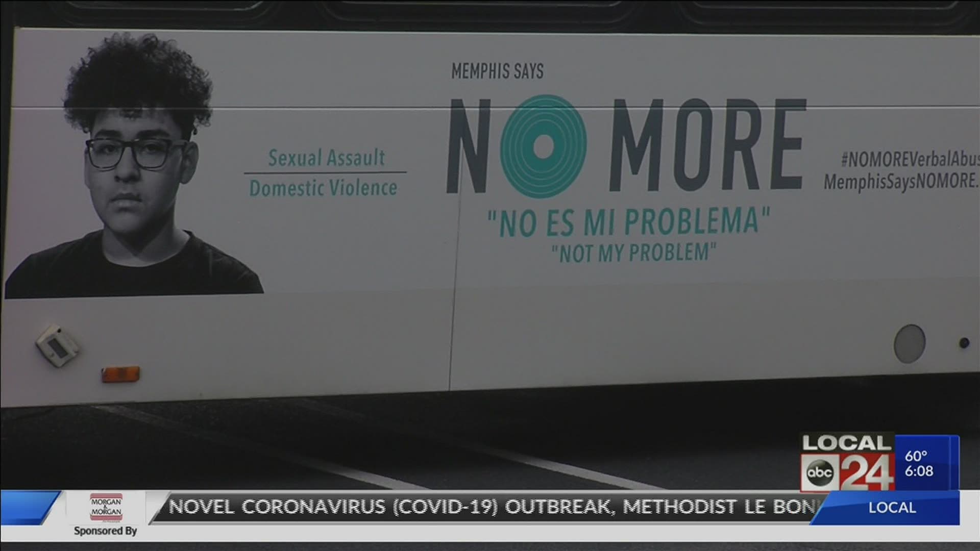 “Memphis Says NO MORE” has linked with MATA to bring new signage as a reminder in the fight against domestic and sexual assault.