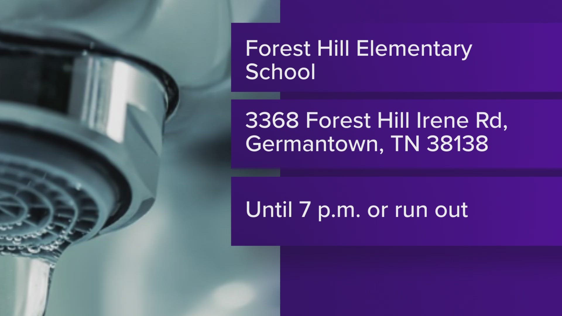 Germantown officials plan water distribution event as city remains