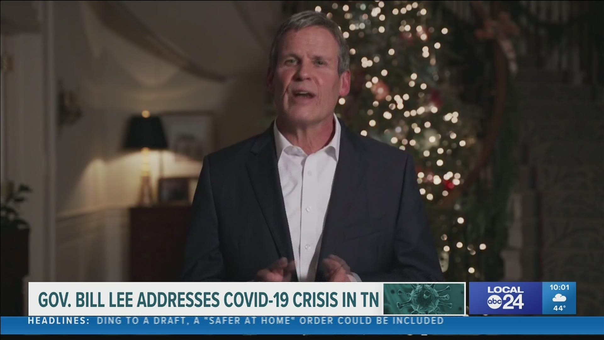 TN Gov. Bill Lee addresses the COVID-19 crisis in TN