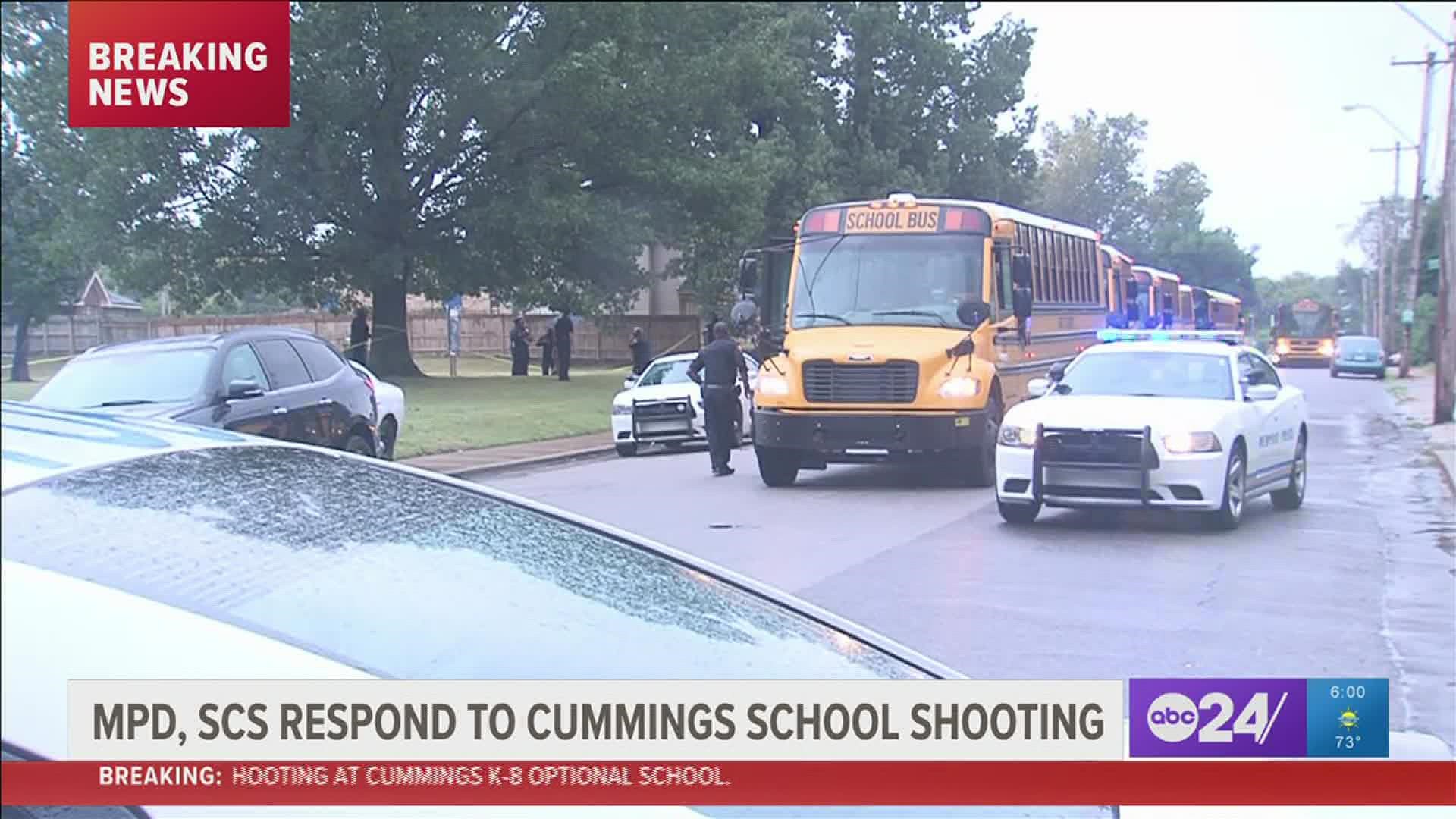 Shelby County Schools leaders said the boy who was shot, also 13-years-old, is expected to make a full recovery. Classes at Cummings resume Friday morning.