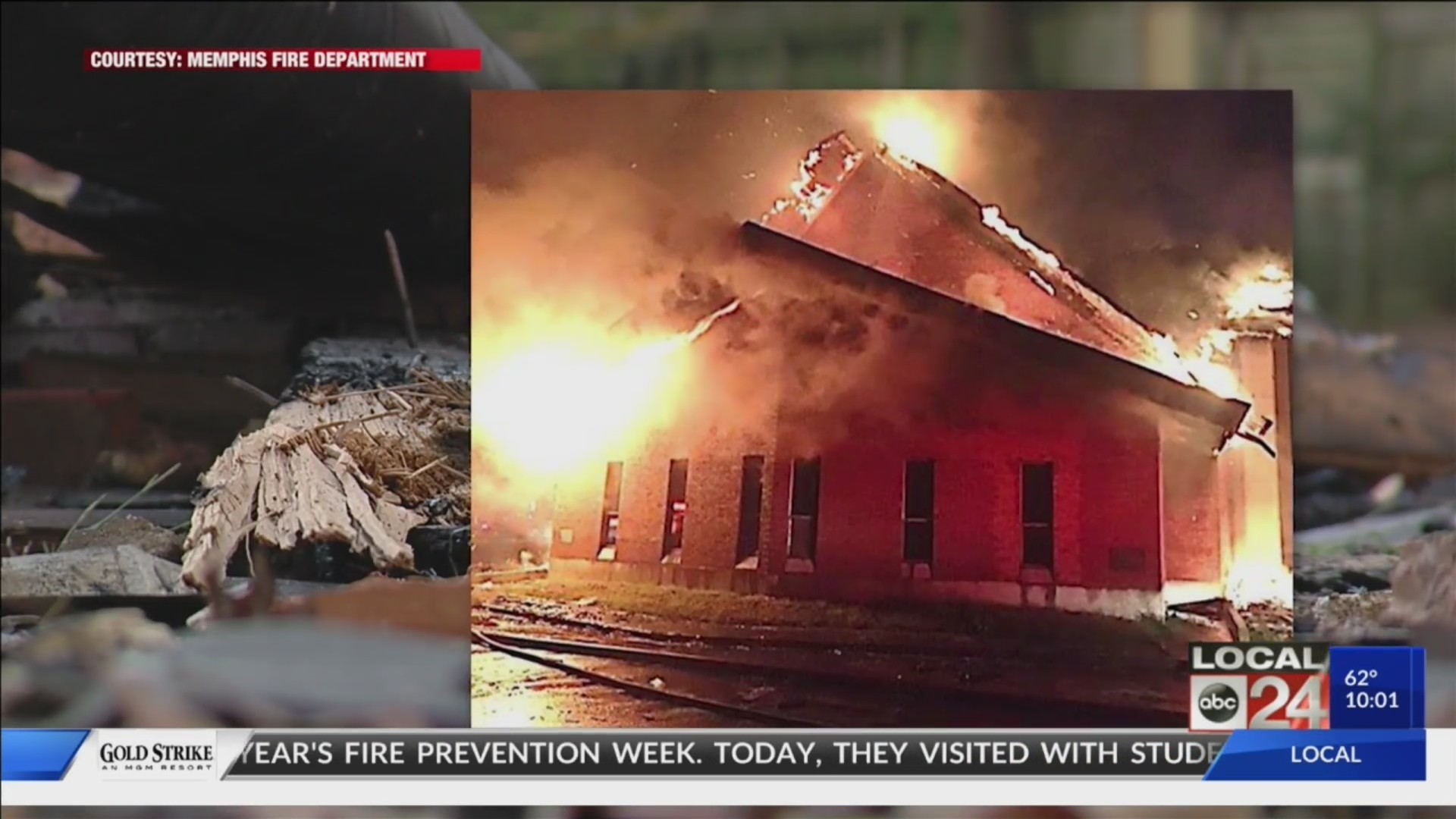 Memphis church is set on fire twice within a few months