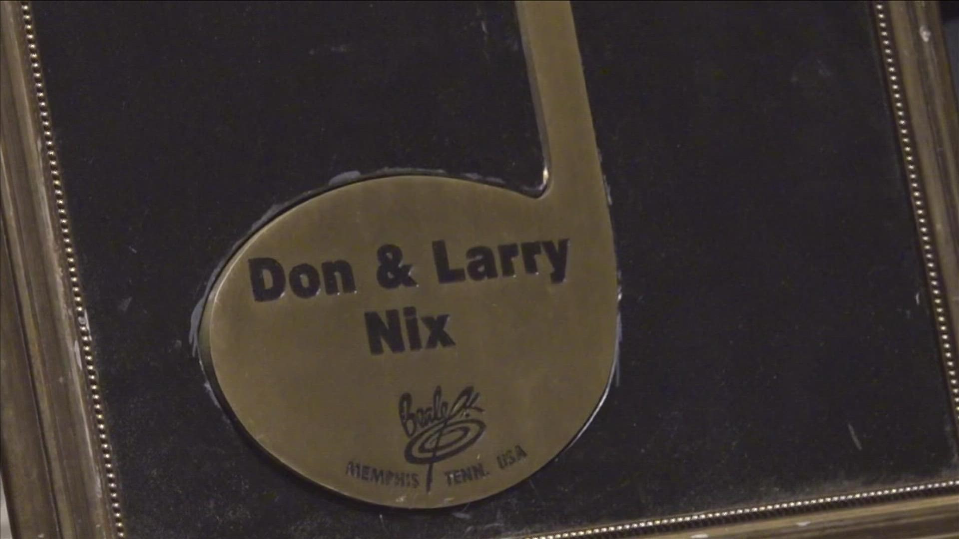 Saxophonist for The Mar-Keys Don Nix and his brother Larry, who ran a mastering studio for STAX and Ardent, have been recognized by the Beale Street Walk of Fame.