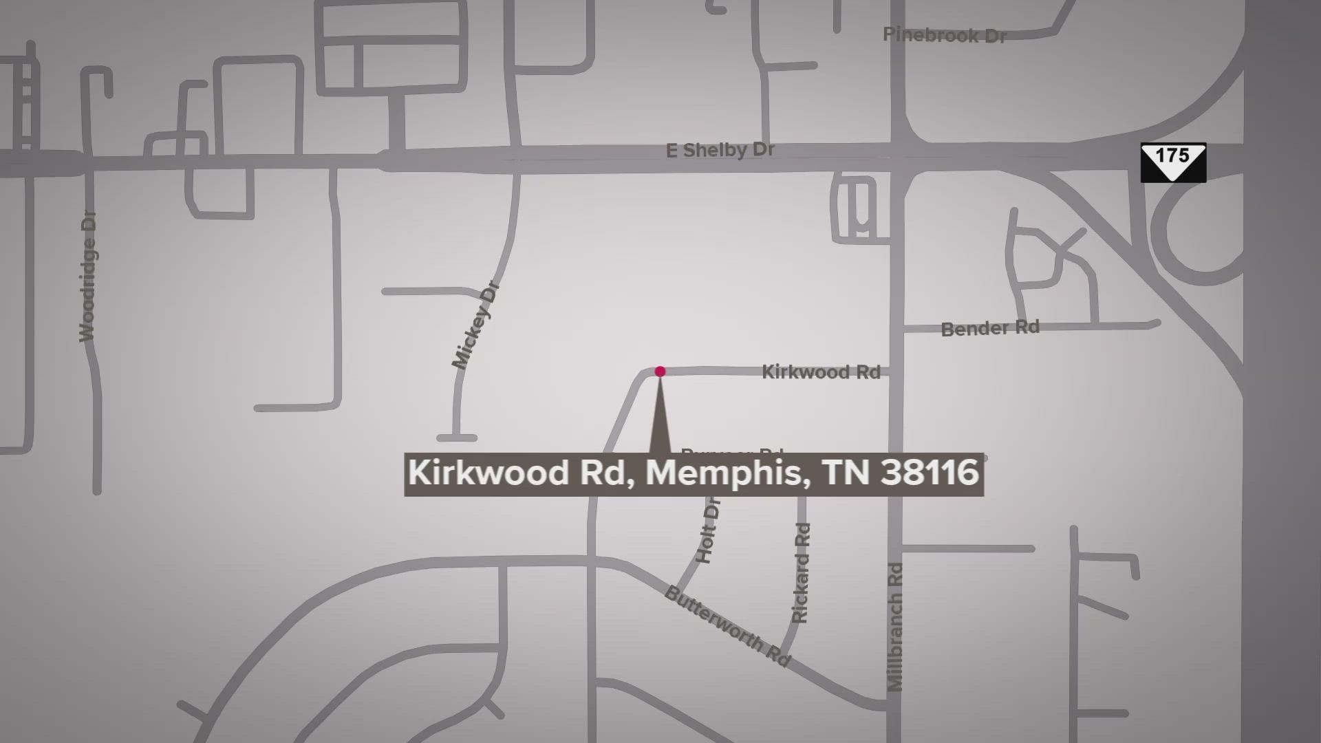 MPD officers were called to the 1600 block of Kirkwood Rd, just west of Millbranch Rd., just after 12:15 a.m. Friday, Feb. 10.