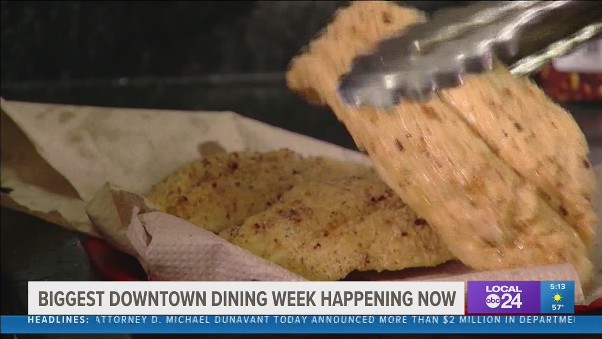 66 restaurants are participating in the 12th annual Downtown Dining Week which offers discounts on meals to bring customers back downtown.