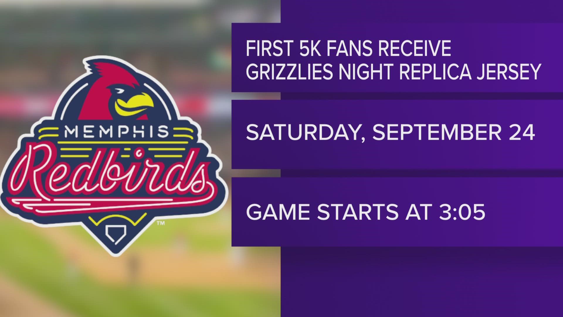 Grizzlies Night at AutoZone Park: Saturday, Sept. 24, This Saturday, a duo  you don't wanna miss 👀 The first 5,000 fans get their own replica Grizz  Connect jersey! 🎟: bit.ly/GrizzNight1