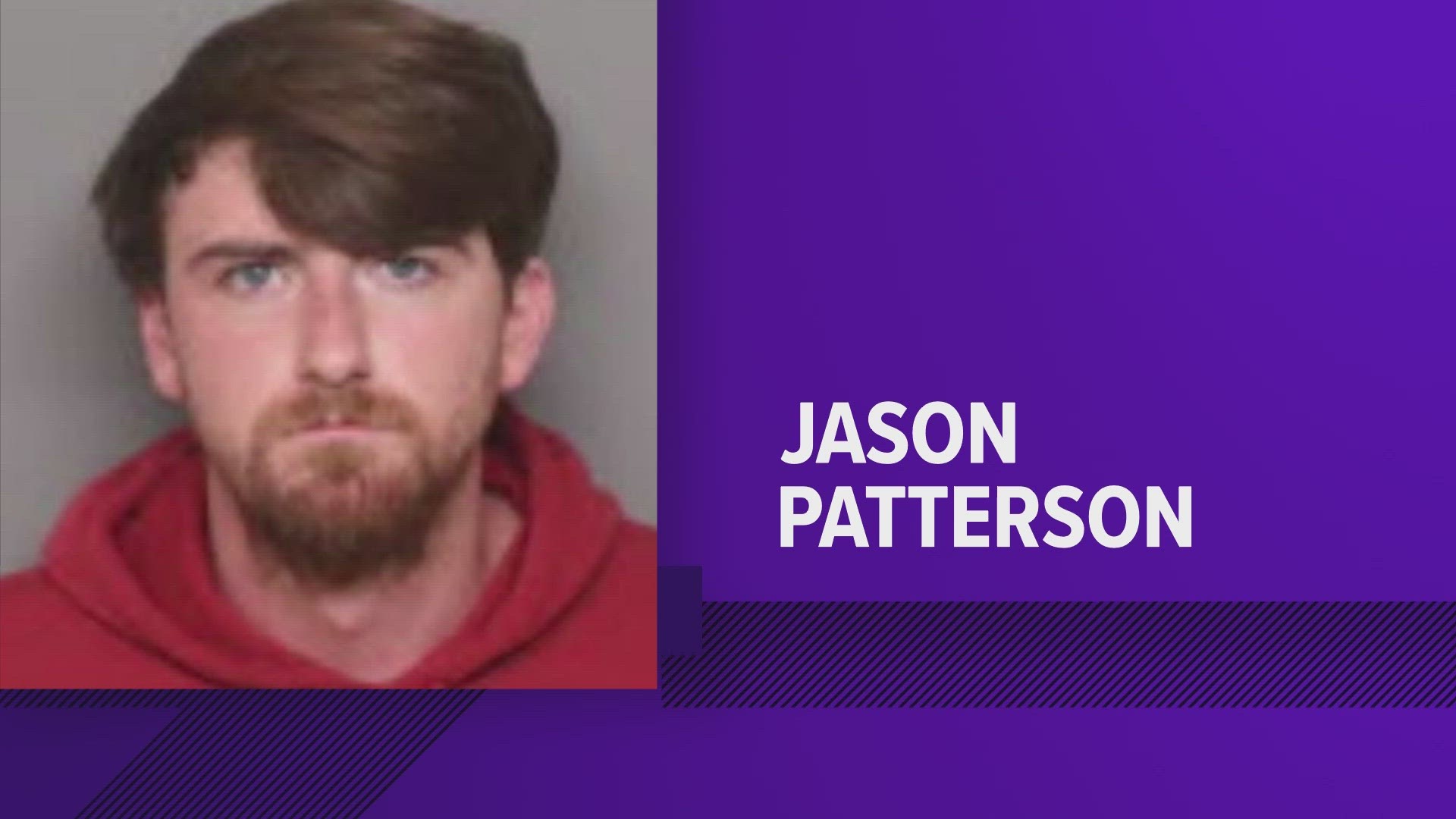 Jason Patterson was arrested and charged with driving under the influence, public intoxication, leaving the scene of an accident and more in the crash.