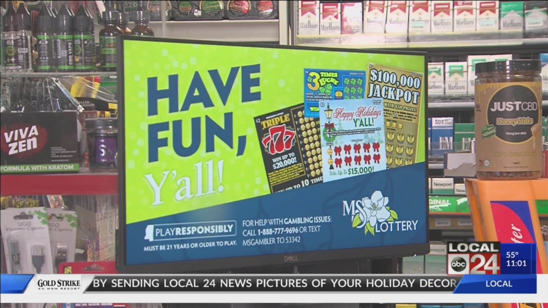 Scratch-off tickets officially on sale with the start of Mississippi Lottery