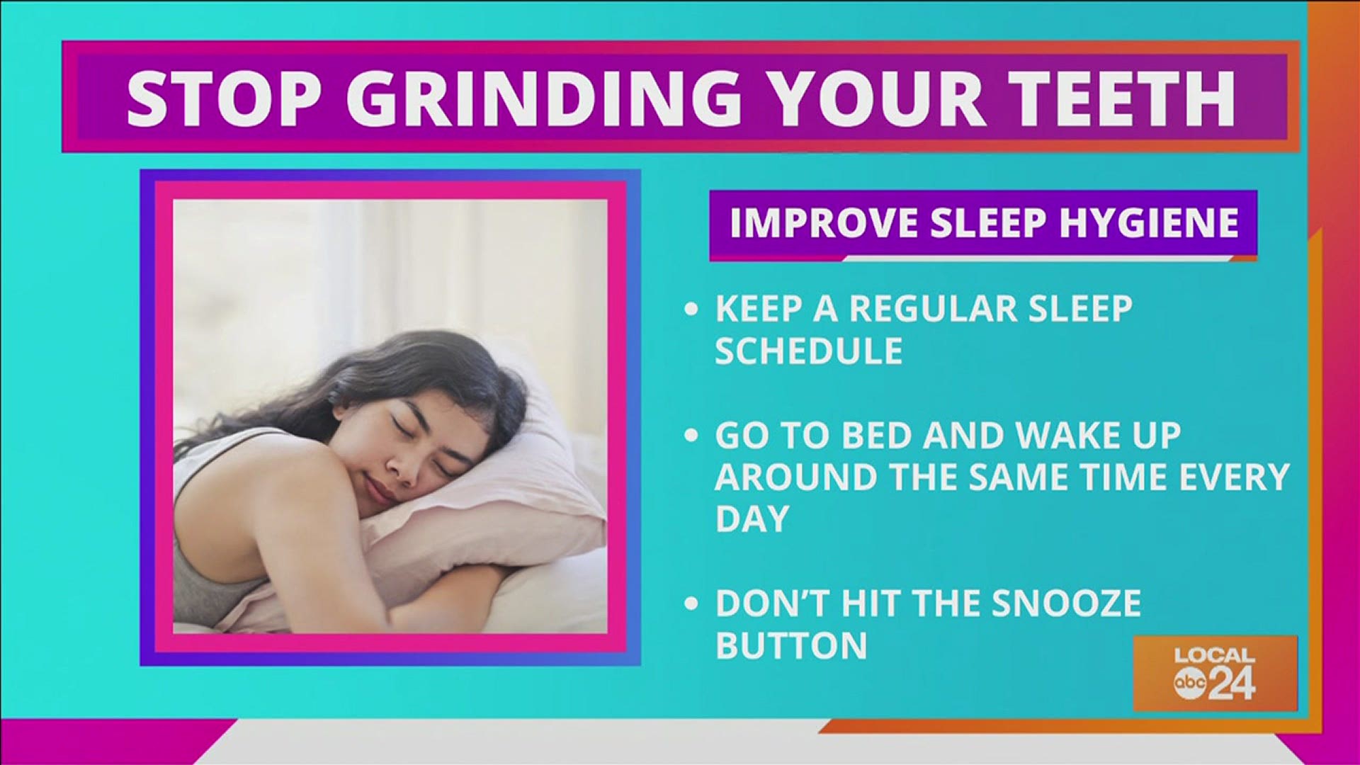 Join Sydney Neely on "The Shortcut" for tips and tricks on how to stop grinding your teeth at night!