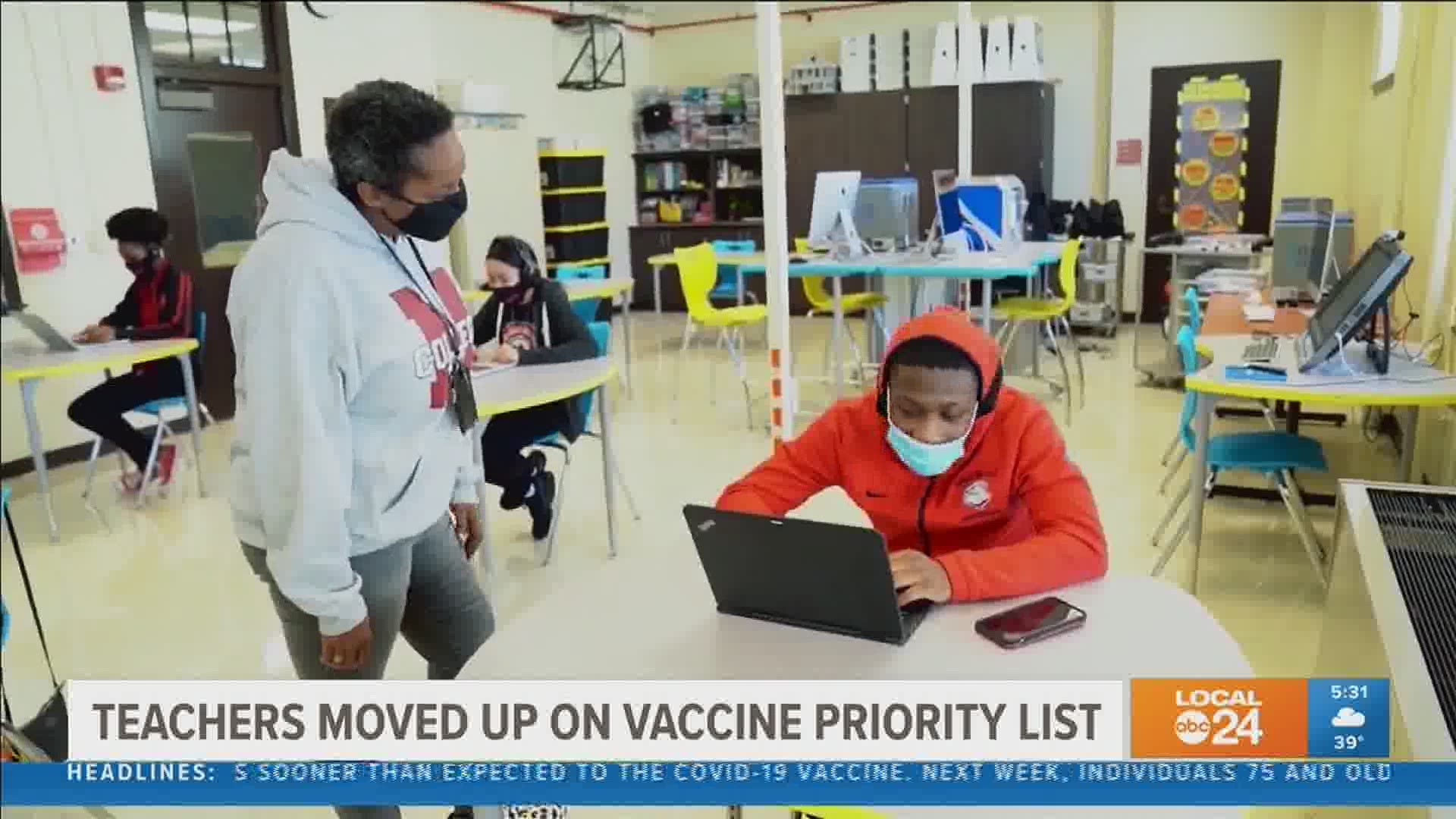 The Memphis-Shelby County Education Association is preparing for when educators and staff can get vaccinated