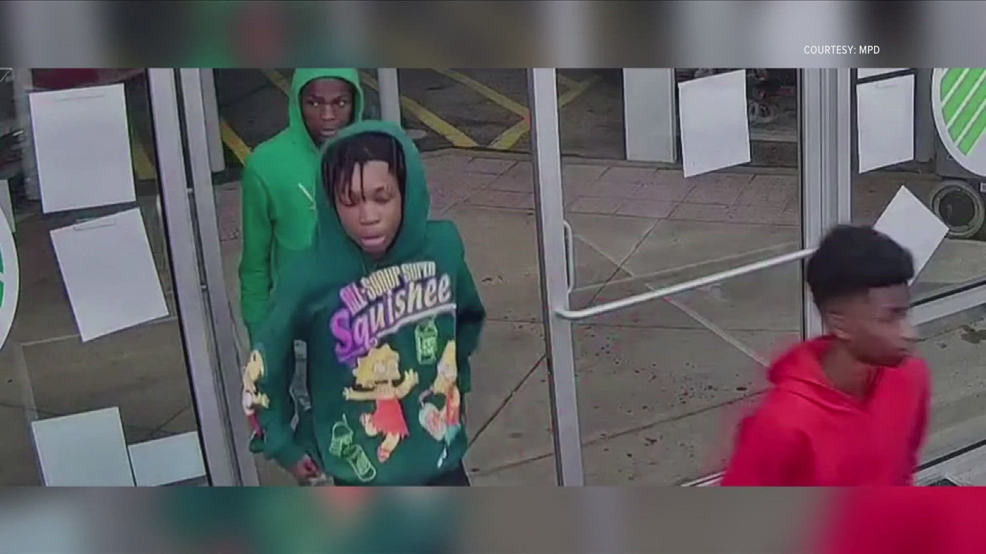 Memphis Police said they're still looking for the three teens who attempted multiple robberies at an East Memphis Dollar Tree on Christmas Eve.