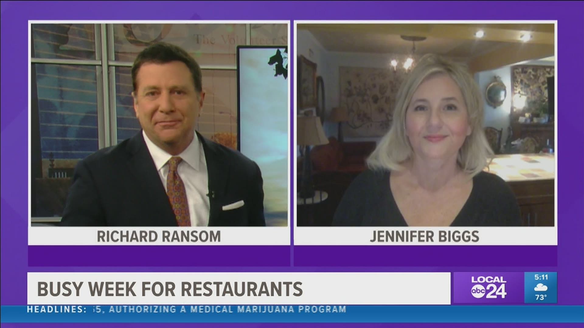 The Daily Memphian's Food and Dining Editor Jennifer Biggs talks with Local 24 News about a busy week on the Memphis restaurant scene.