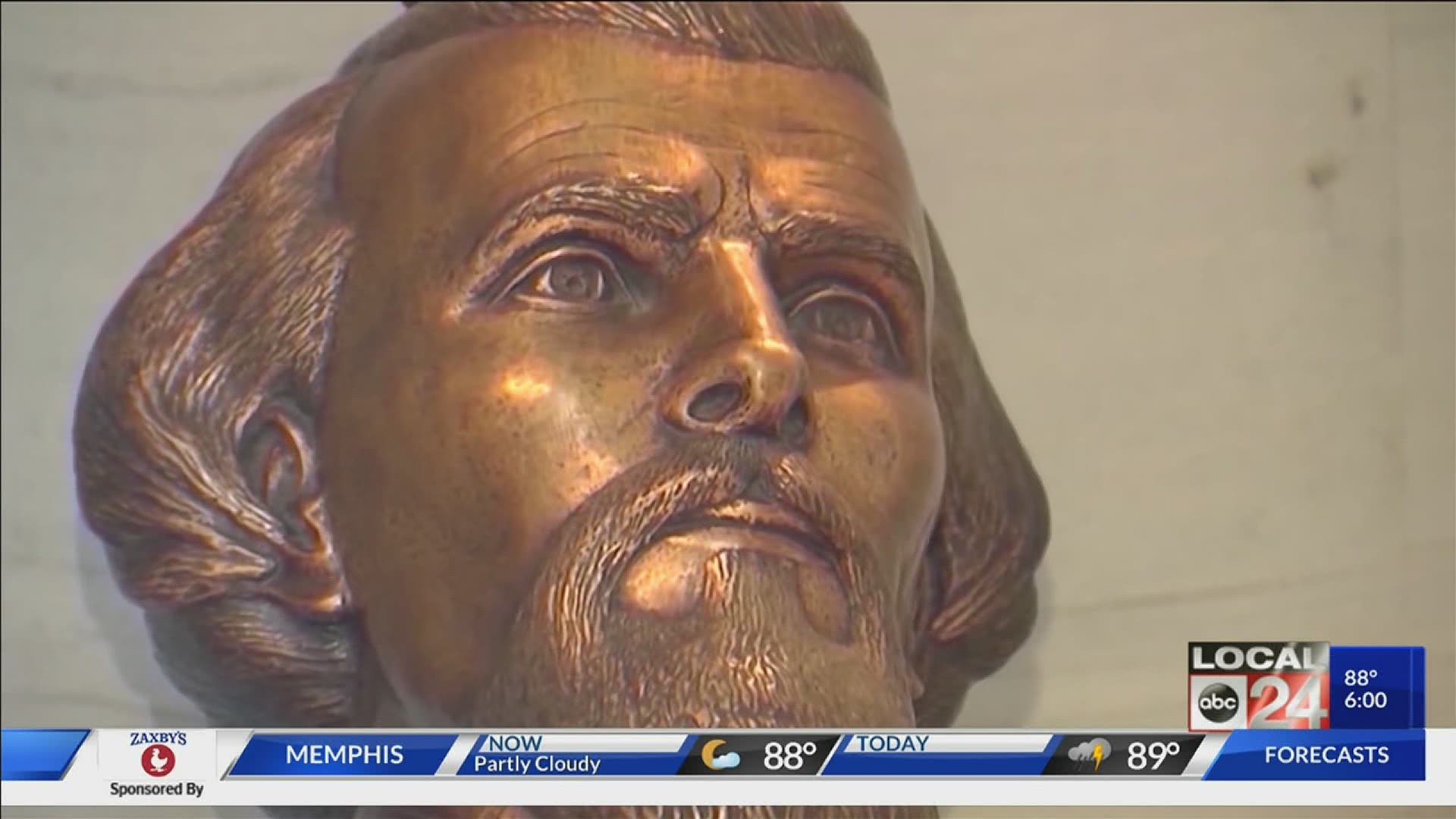 The Republican governor announced his position on the Nathan Bedford Forrest bust at a news conference Wednesday.