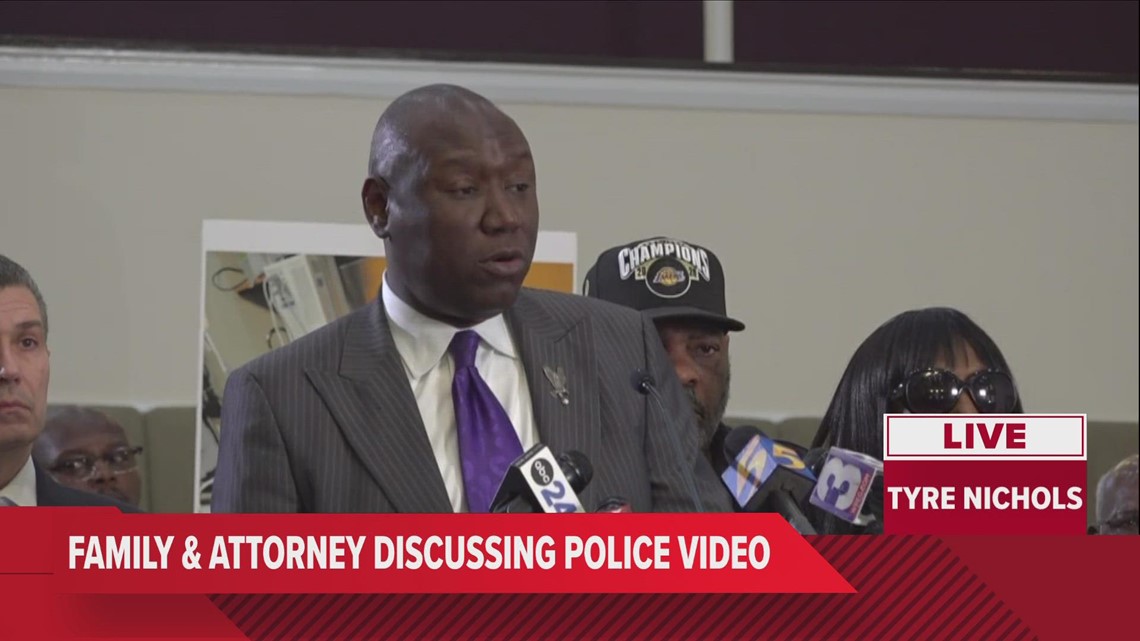 Ben Crump calls video of Tyre Nichols arrest by Memphis Police ...