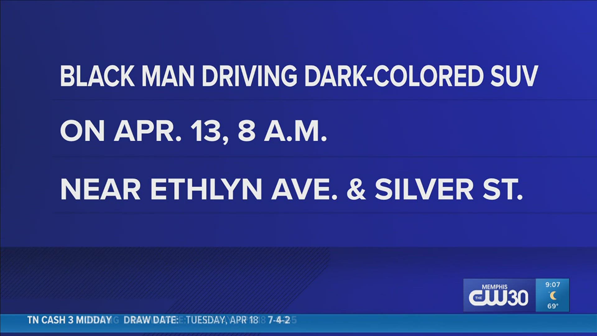 Thursday, April 13, a Black male abducted a girl in a dark-colored mid-size SUV near Ethlyn Ave. and Silver St.